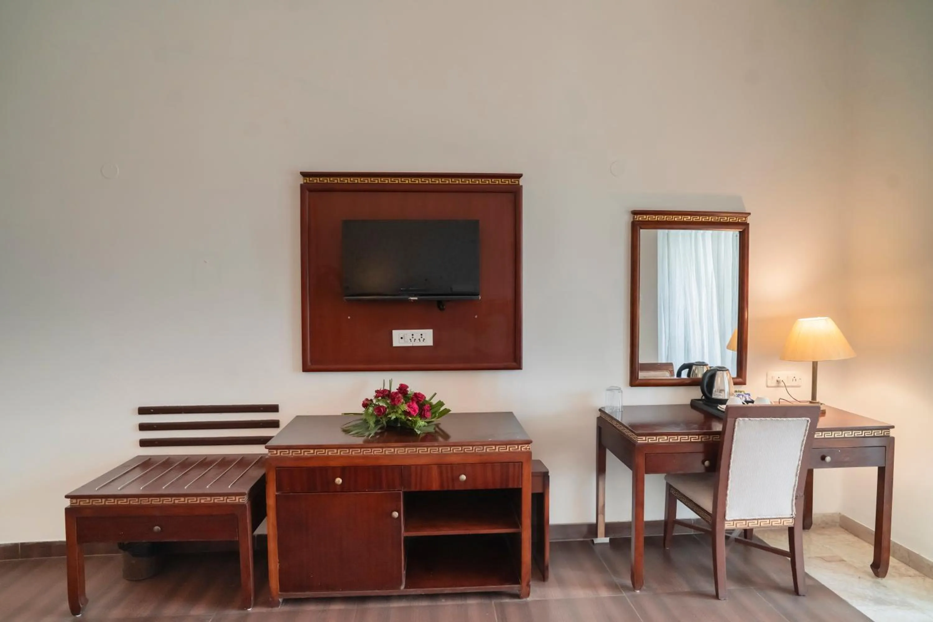 TV and multimedia in Hotel Merwara Estate- A Luxury Heritage Resort