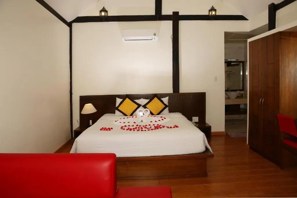Bed in Arcadia Phu Quoc Resort