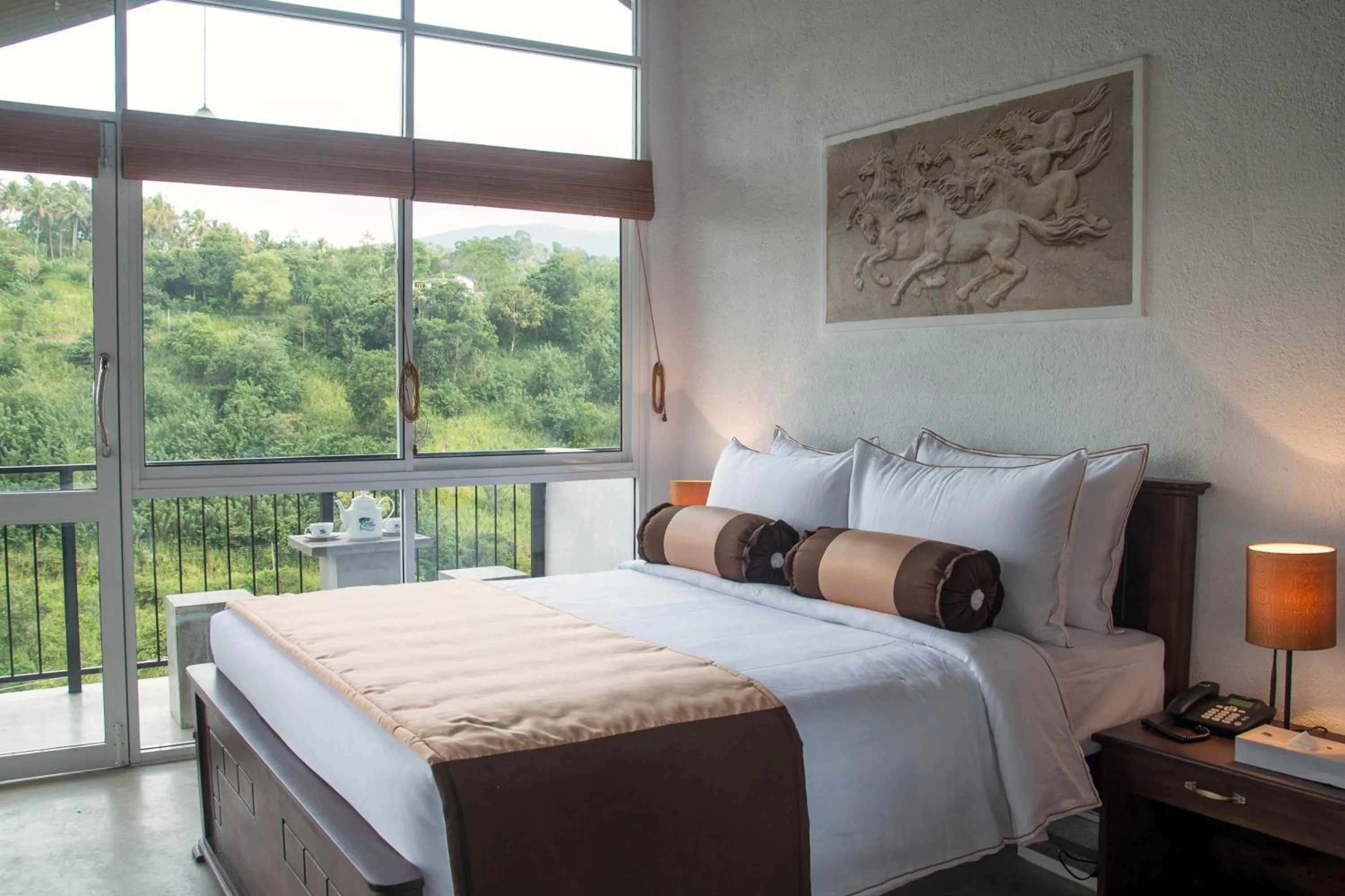 Patio, Bed in Kandy Victoria Eco Resort