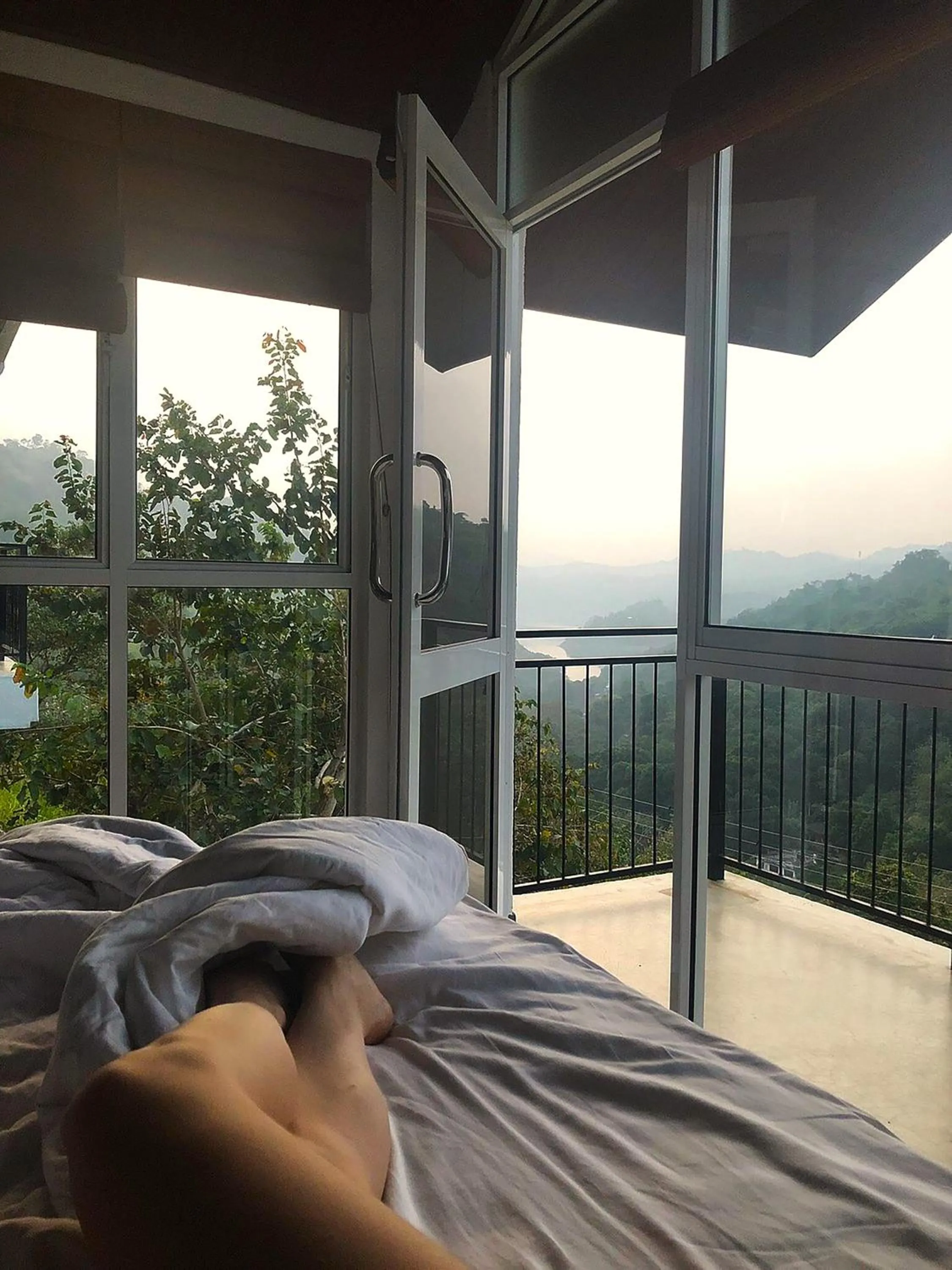 View (from property/room), Bed in Kandy Victoria Eco Resort