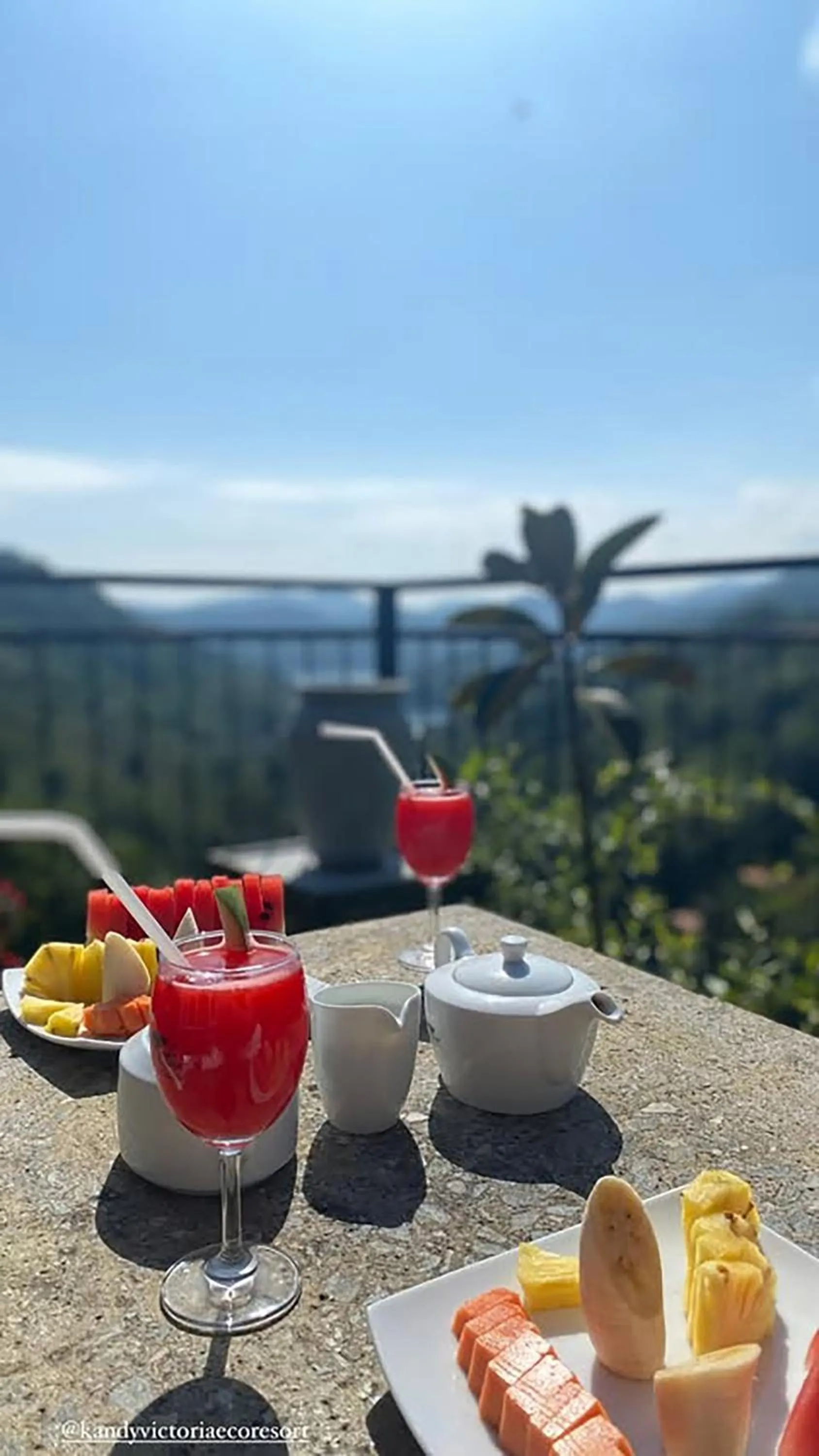 Balcony/Terrace in Kandy Victoria Eco Resort