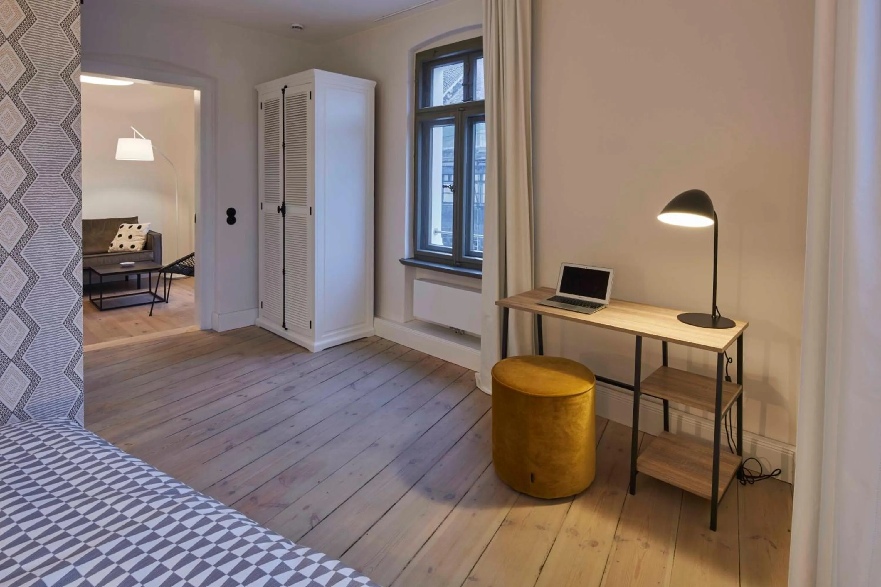 Bed in VIA`s Appartements und Ferienwohnungen