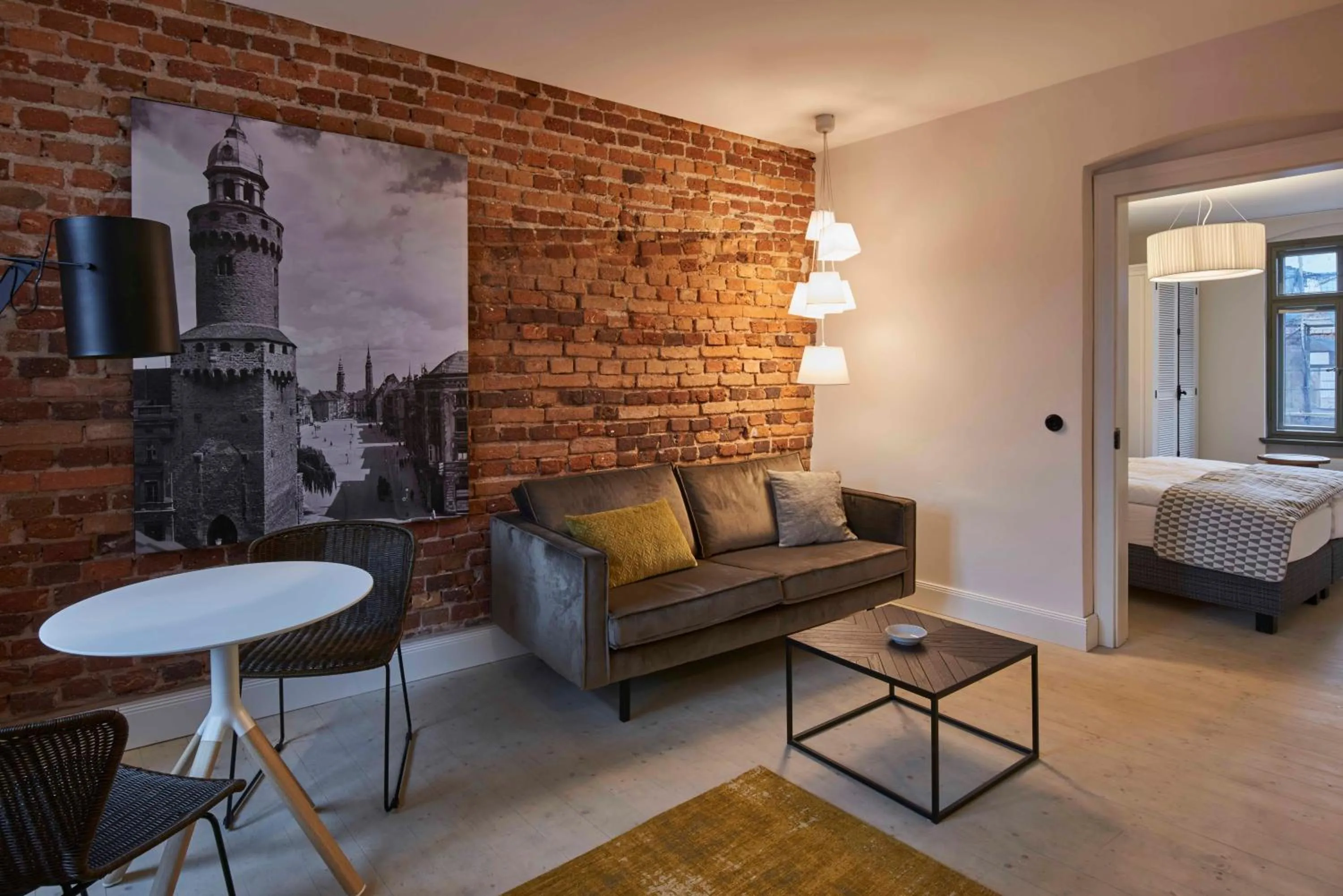 Bed in VIA`s Appartements und Ferienwohnungen