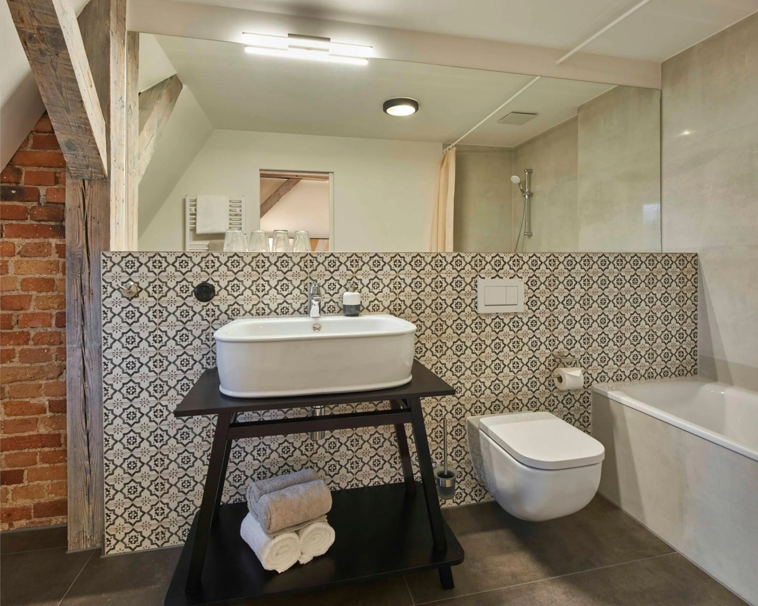 Bathroom in VIA`s Appartements und Ferienwohnungen