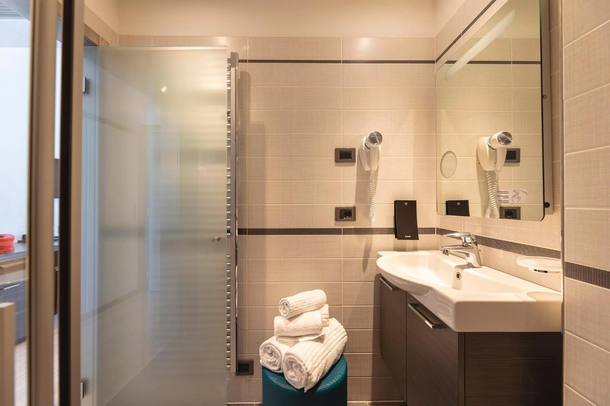 Bathroom in Hi Hotels Trento - Wellness & Spa Adults Only