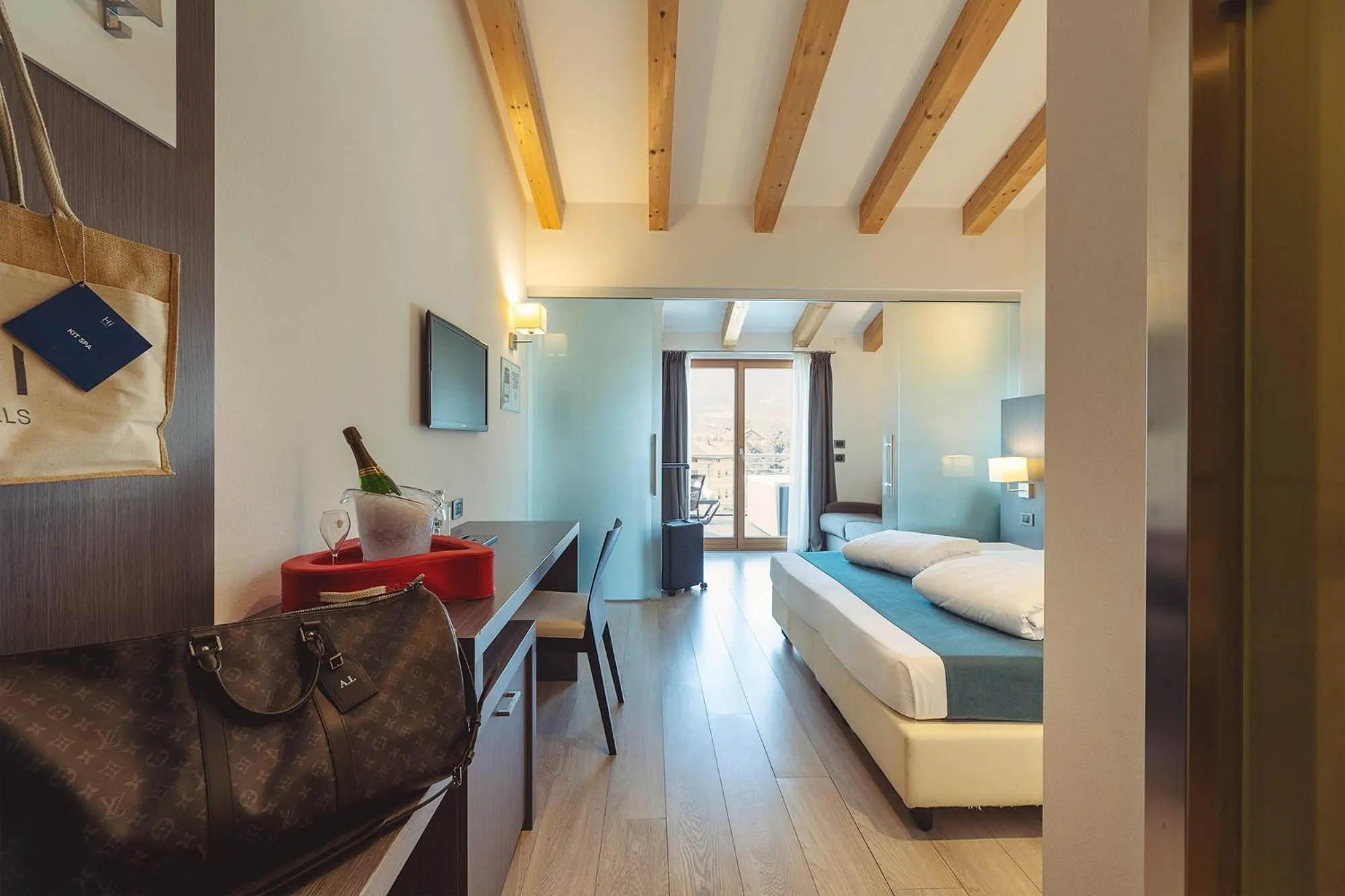 Photo of the whole room, Bed in Hi Hotels Trento - Wellness & Spa Adults Only