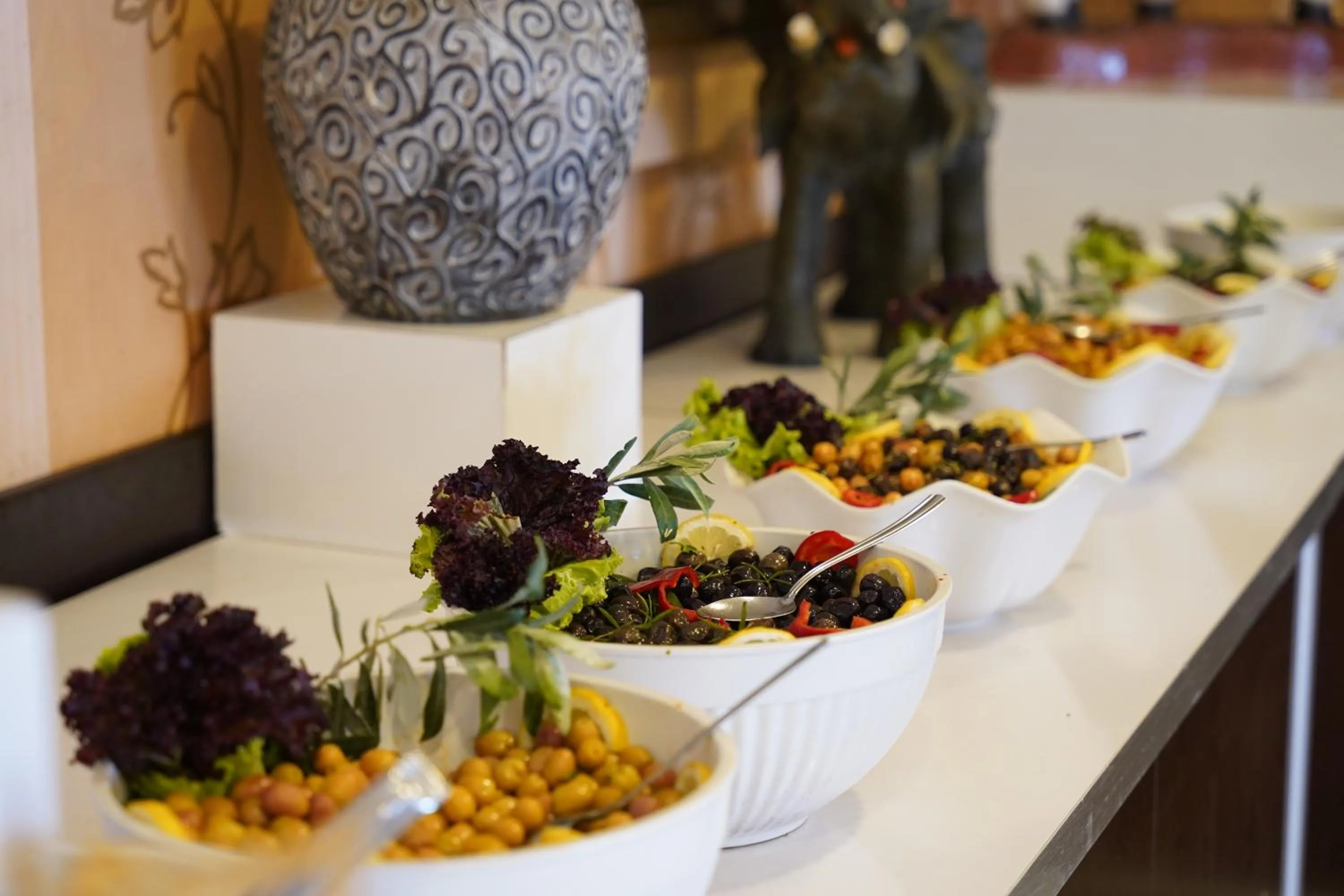 Food in Aleria Belport Beach Hotel