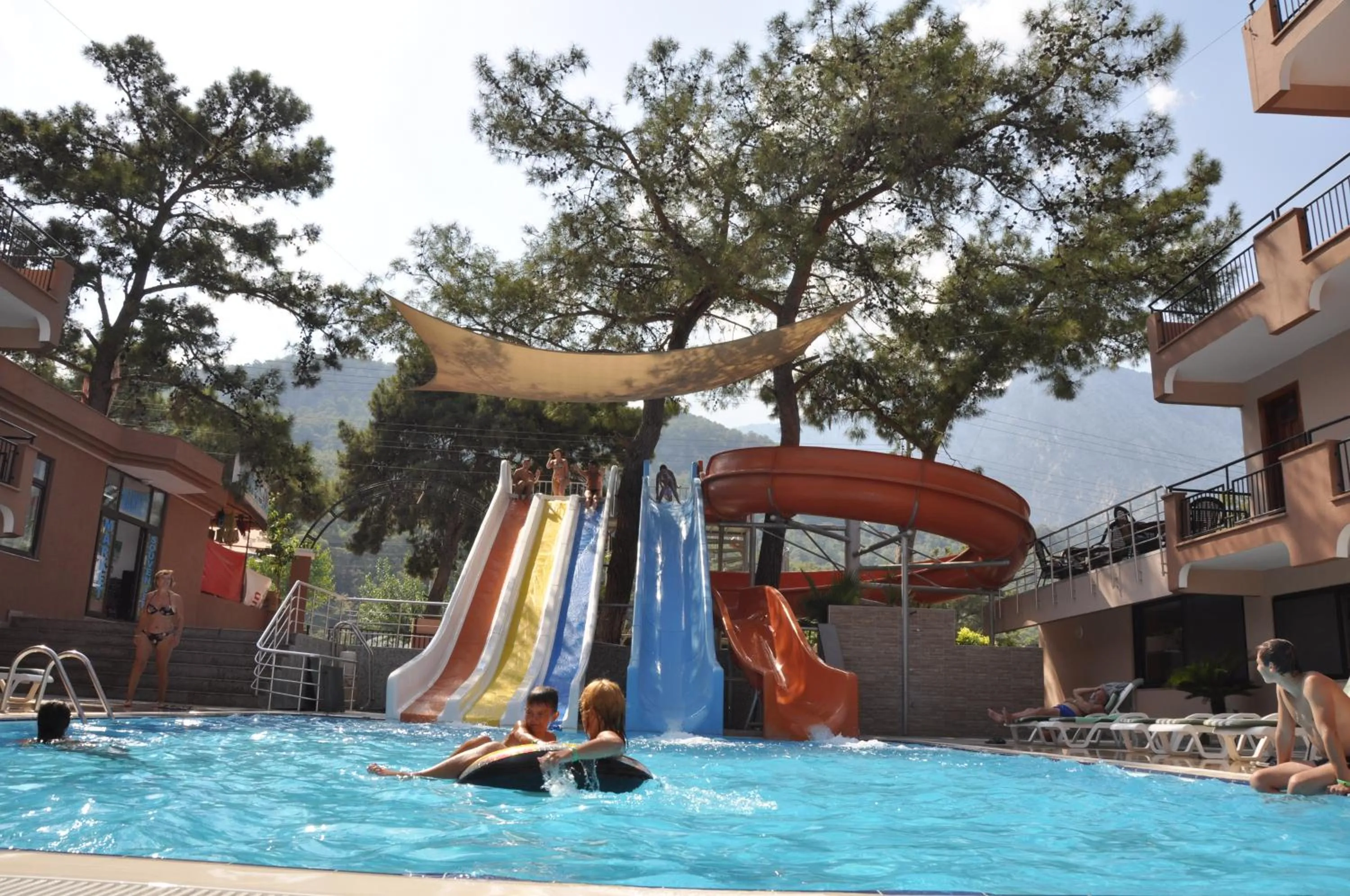 Pool view in Aleria Belport Beach Hotel