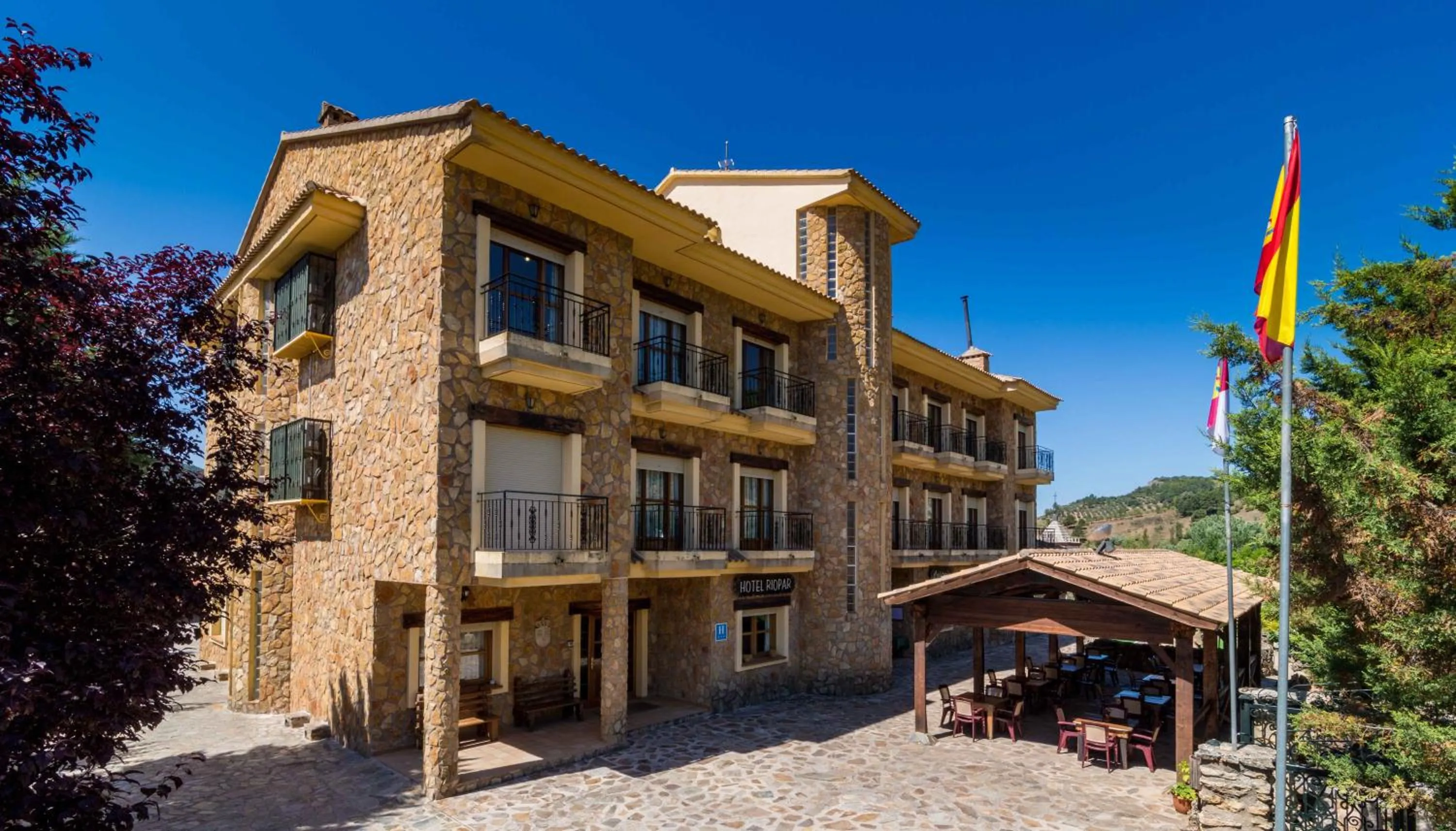 Property building in Hotel Riopar Spa