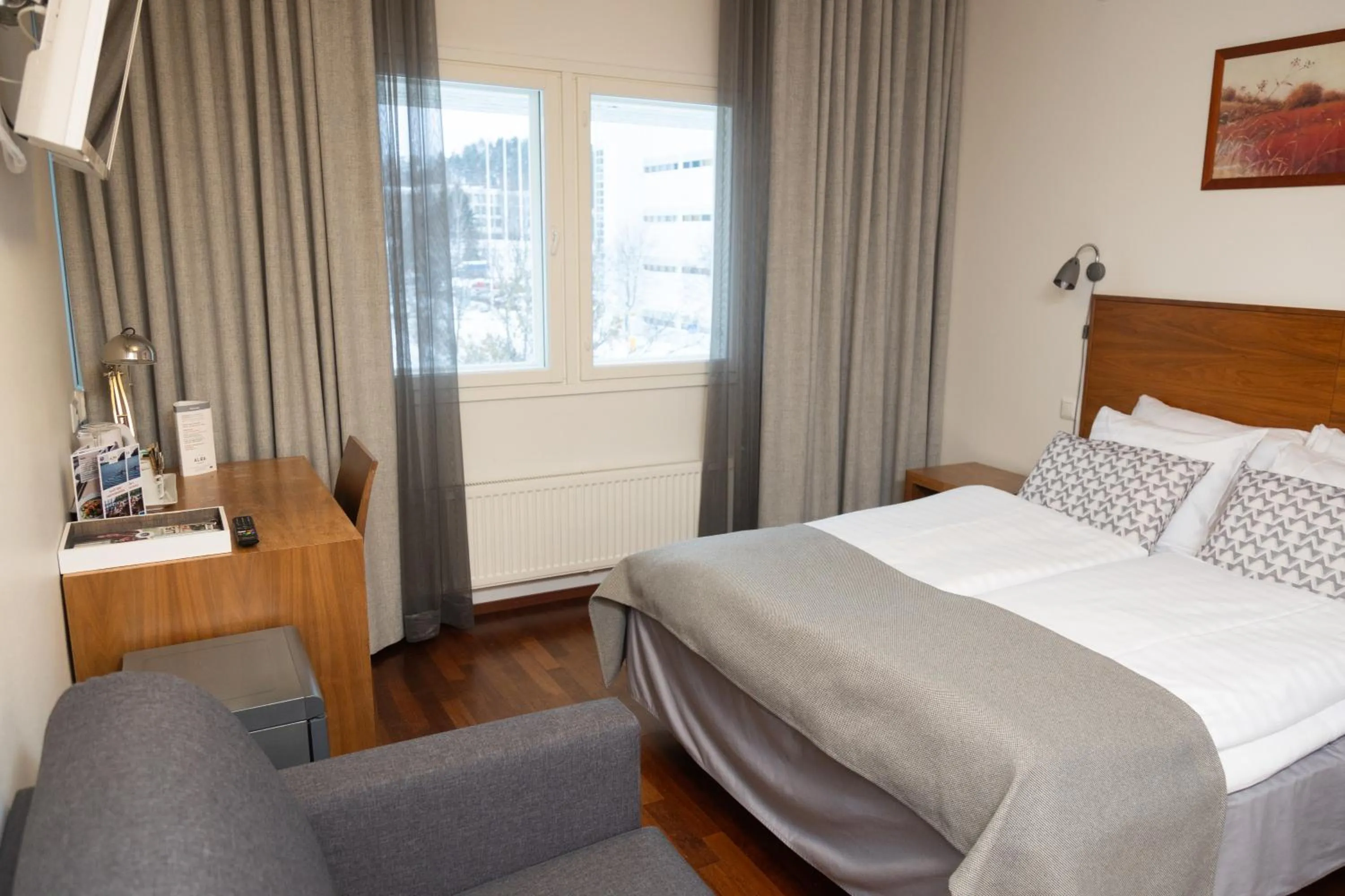 Bed in Finlandia Hotel Alba