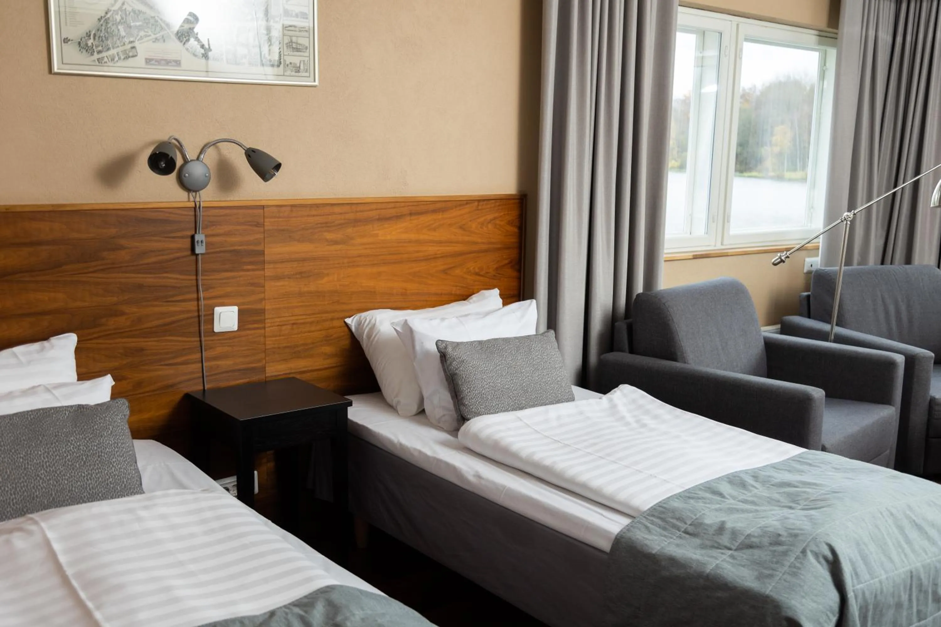 Bed in Finlandia Hotel Alba