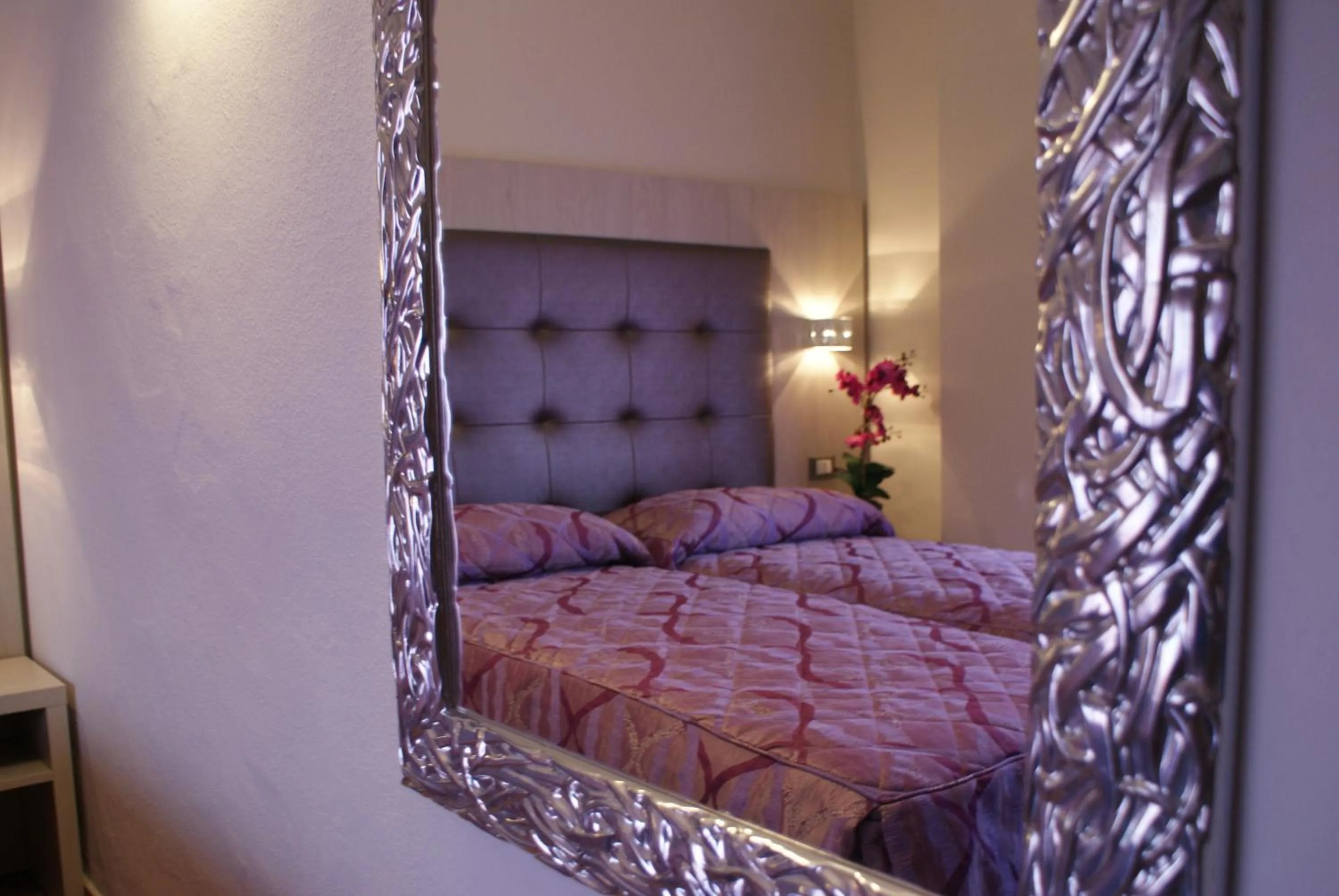 Decorative detail, Bed in Hotel Michela