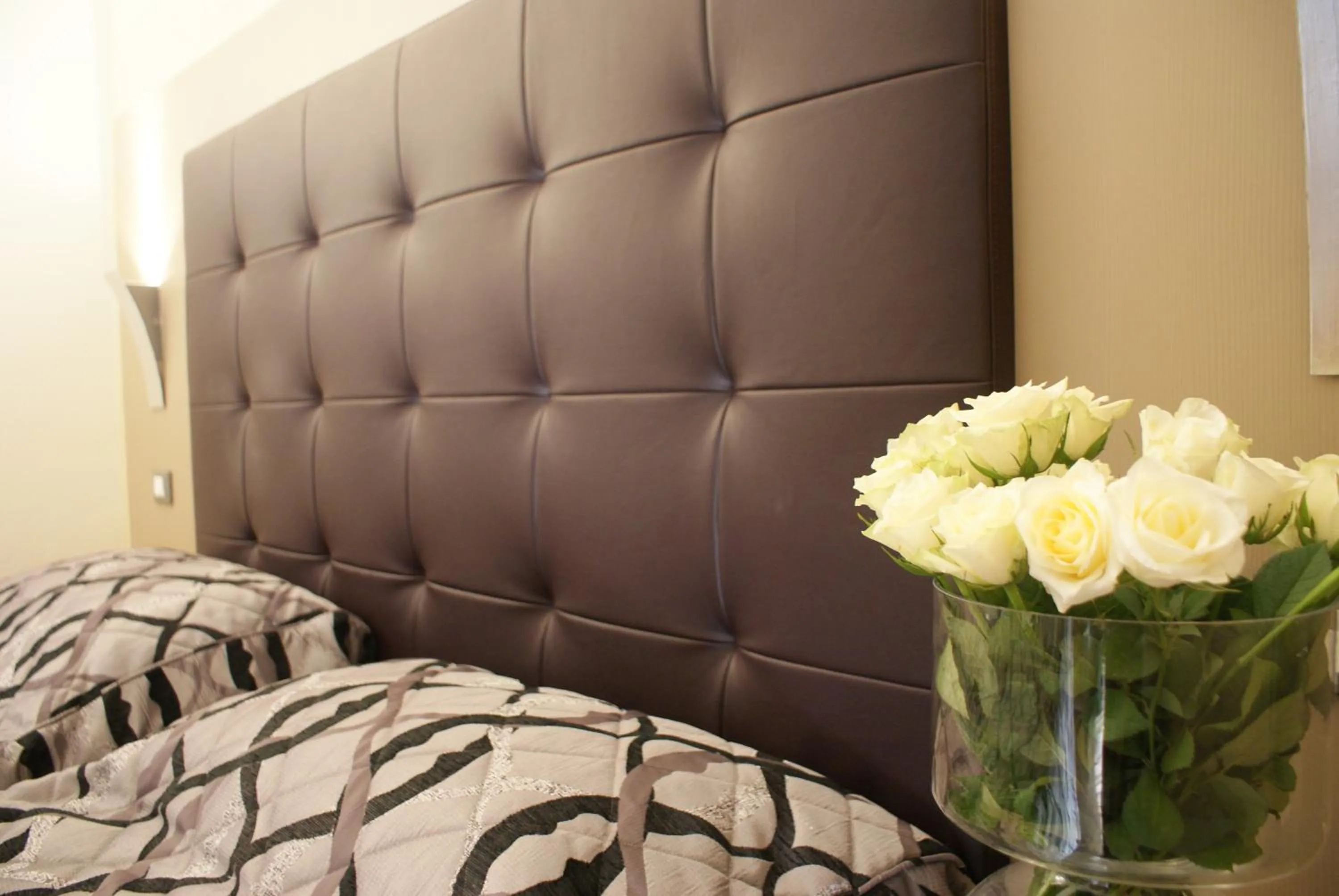 Decorative detail, Bed in Hotel Michela