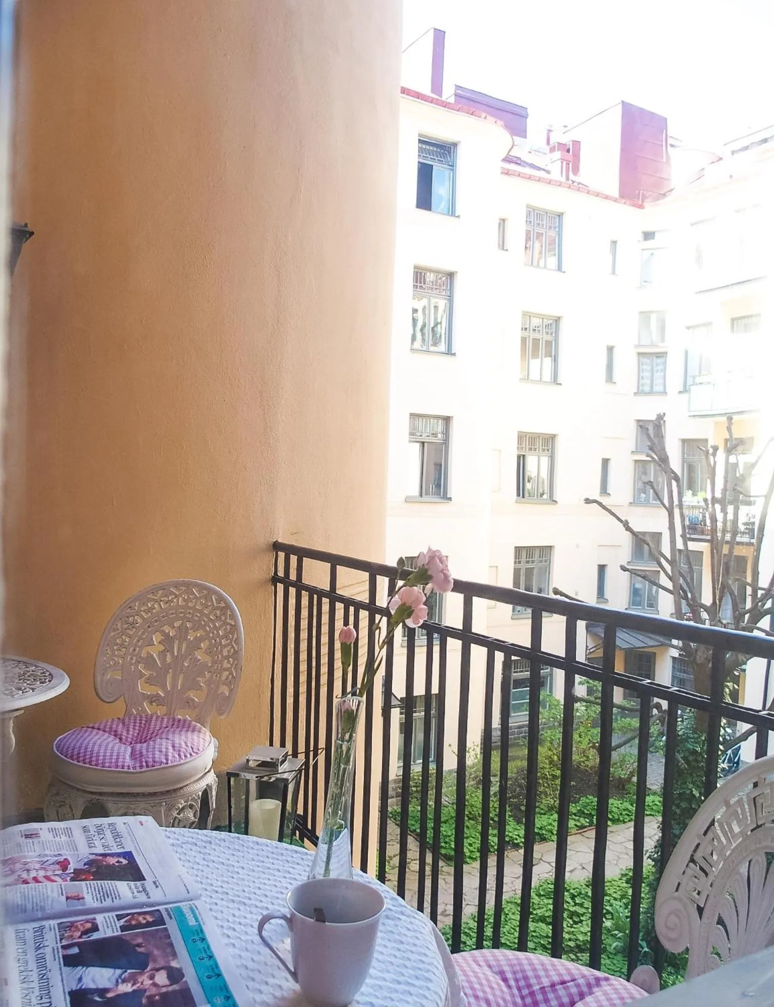 Patio in Pärlan Hotell