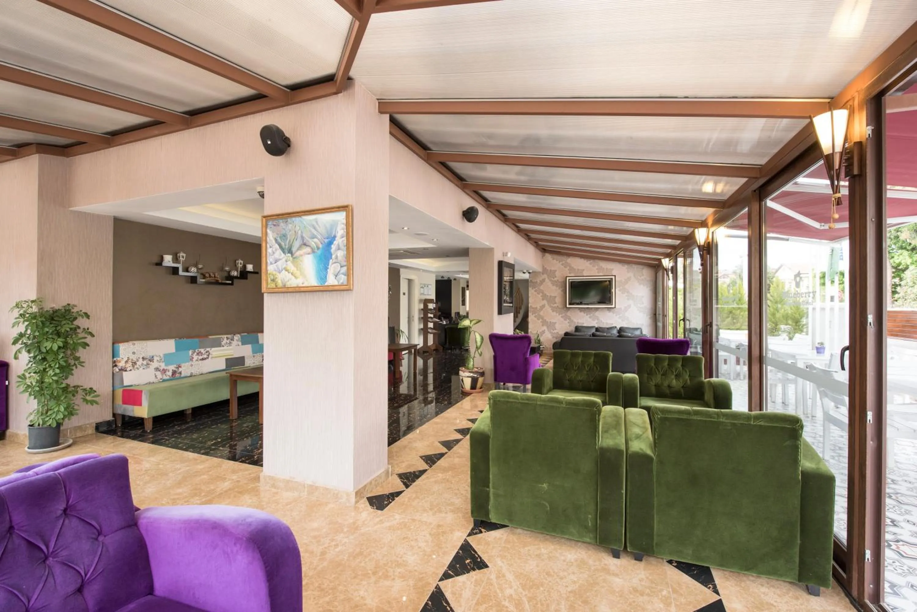 Lobby or reception in Blueberry Boutique Hotel