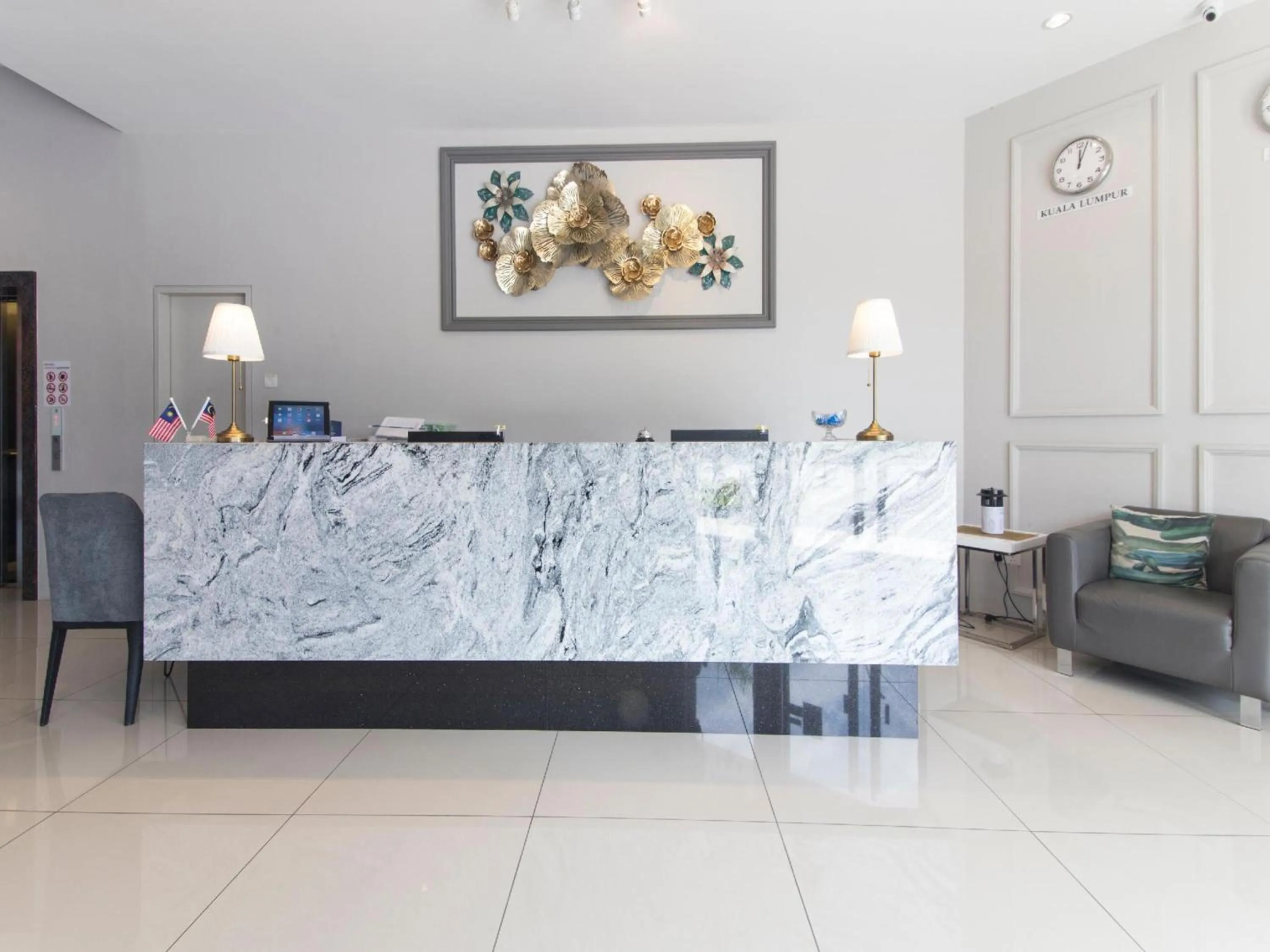 Lobby or reception in Yootel Boutique Hotel