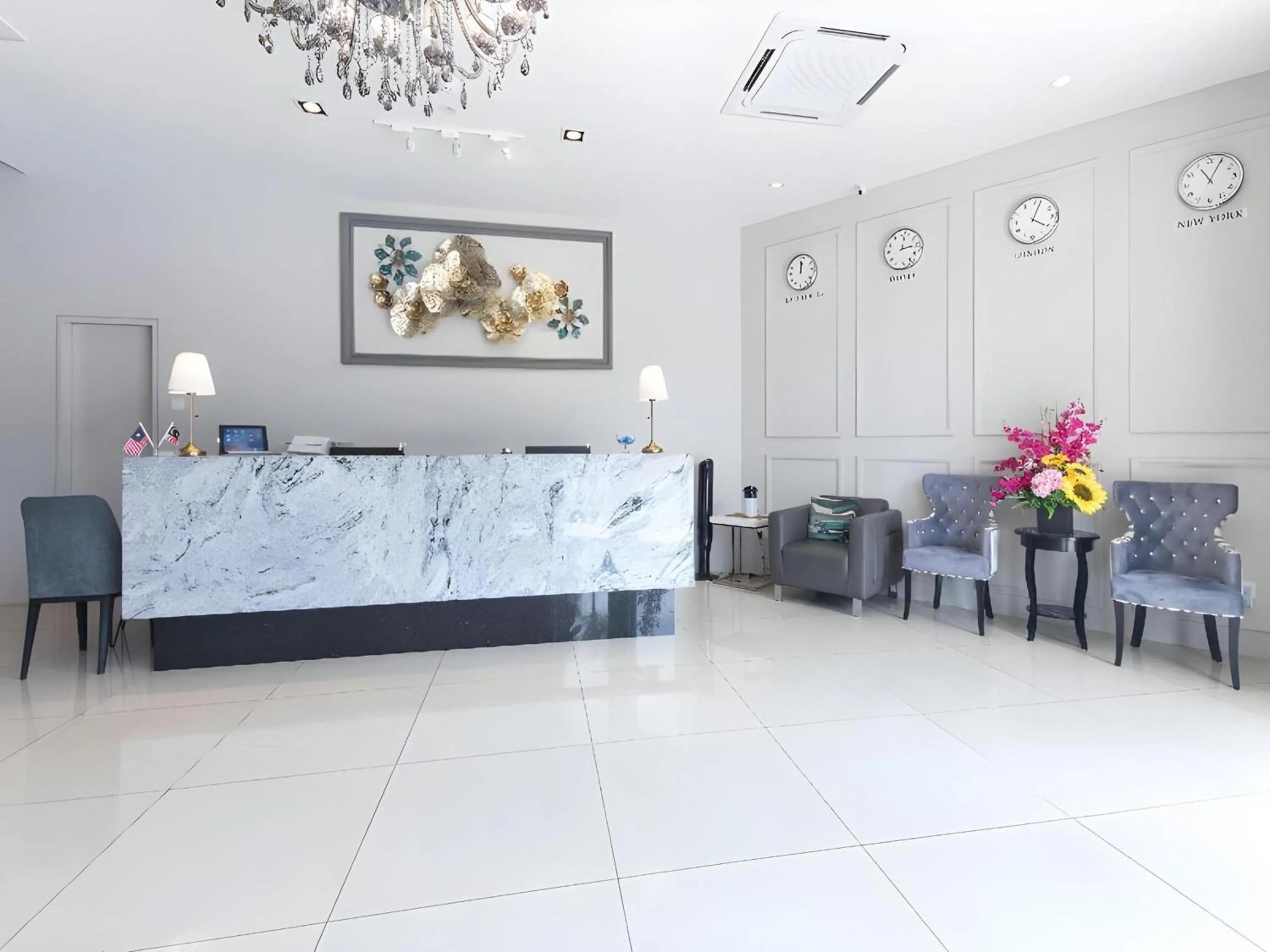 Lobby or reception in Yootel Boutique Hotel