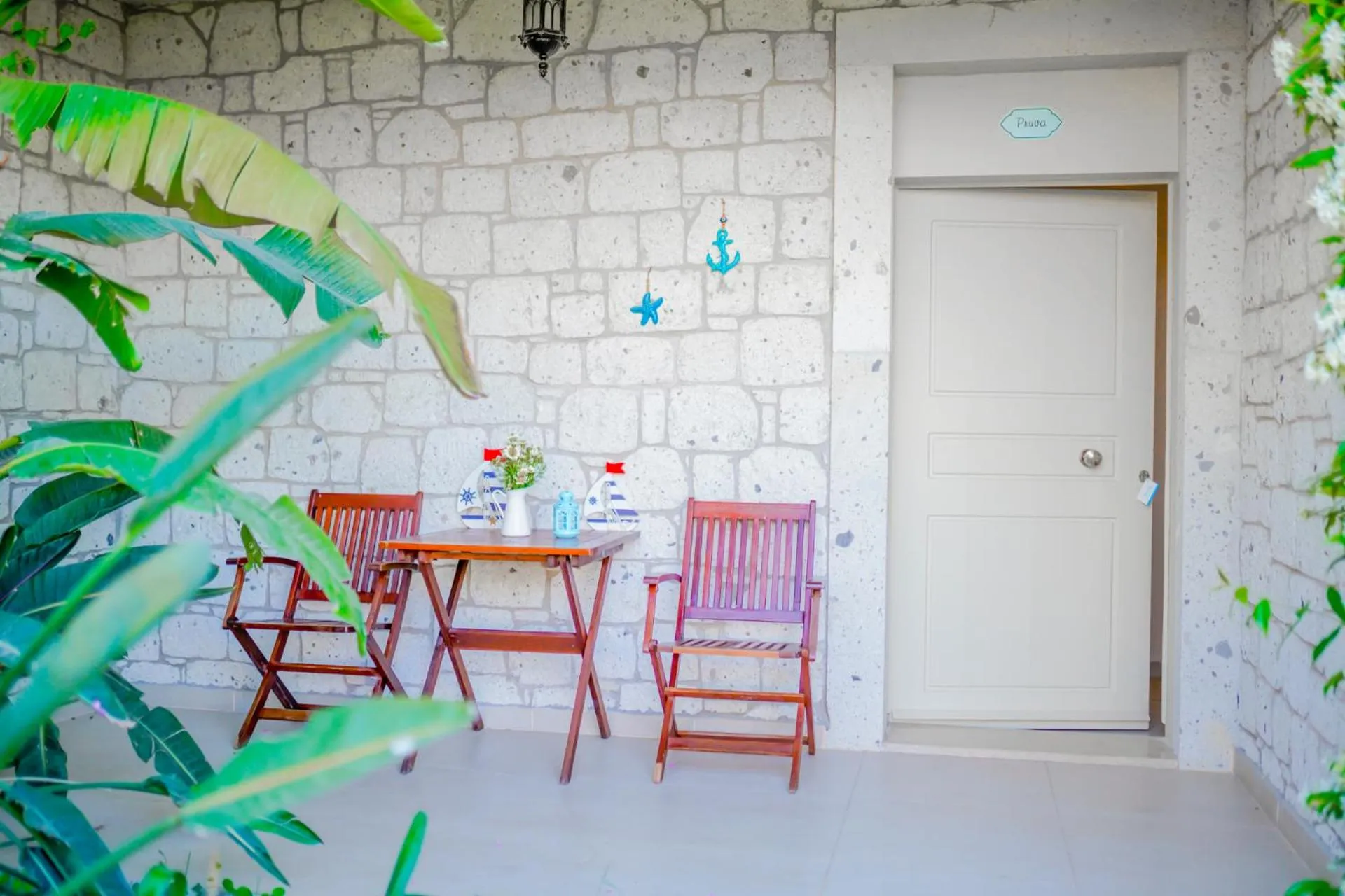 Patio in Alacati Marina Palace