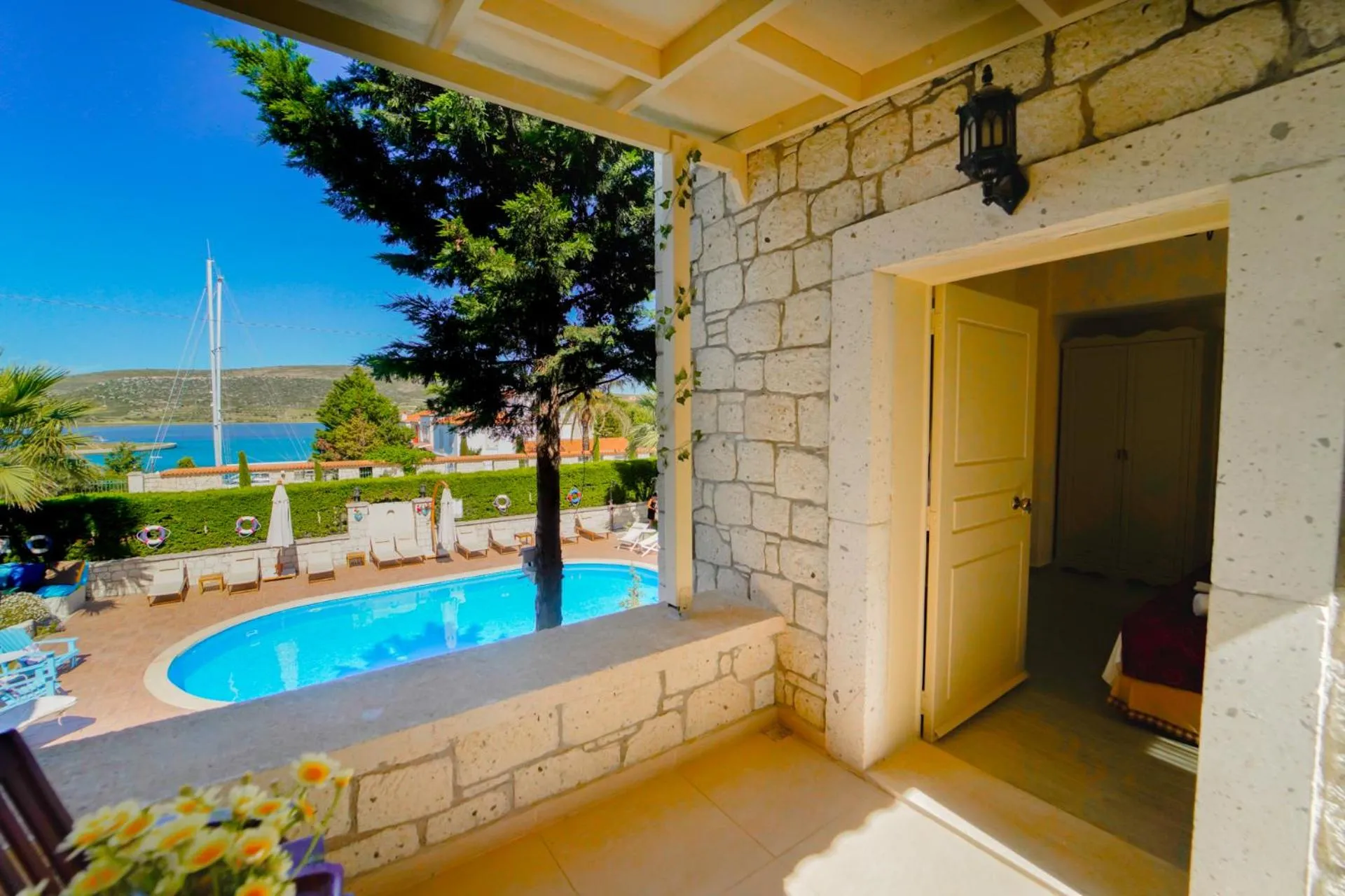 Natural landscape in Alacati Marina Palace