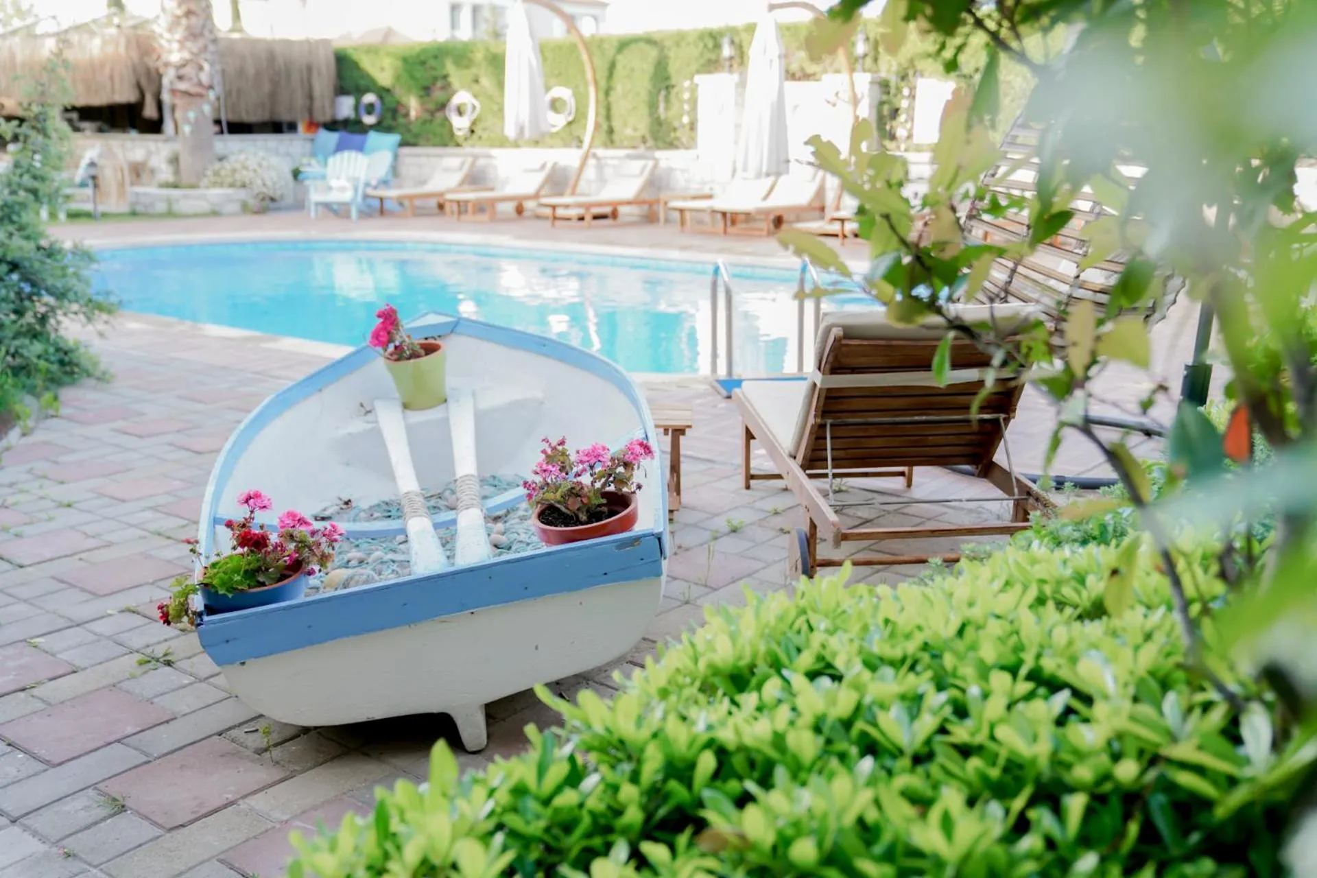 Garden in Alacati Marina Palace