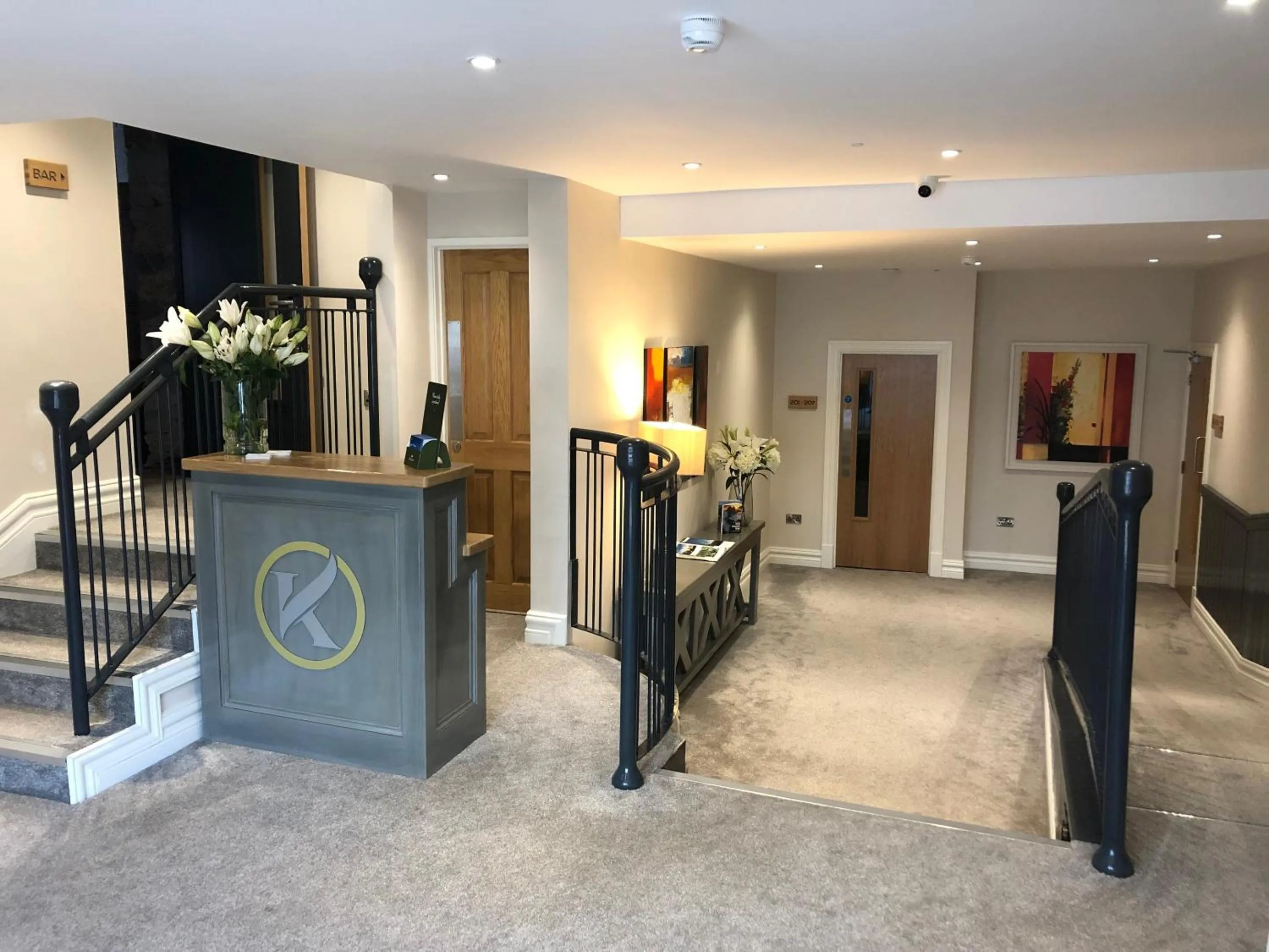 Lobby or reception in Kingston's Townhouse