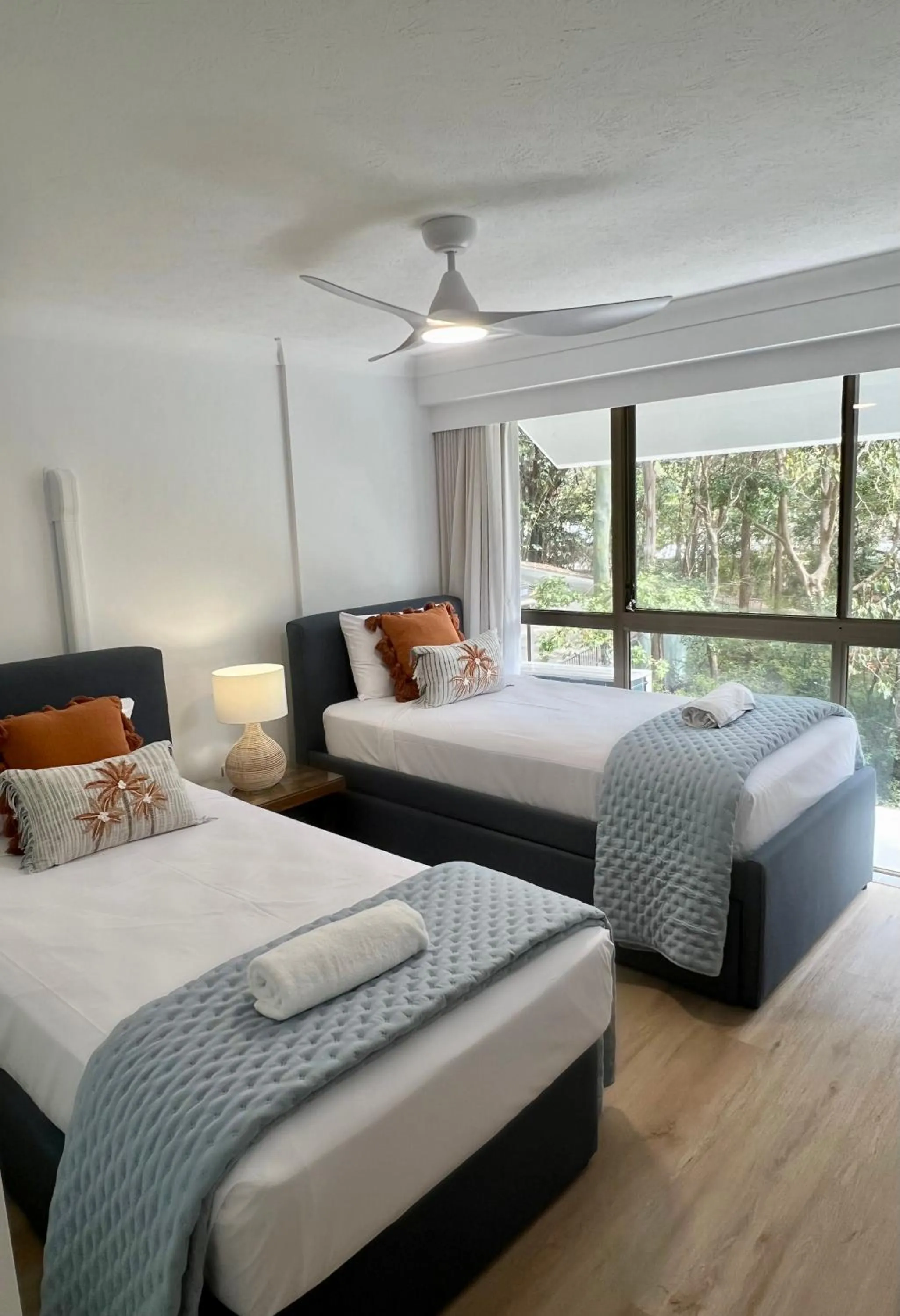 Bed in Gemini Court Holiday Apartments