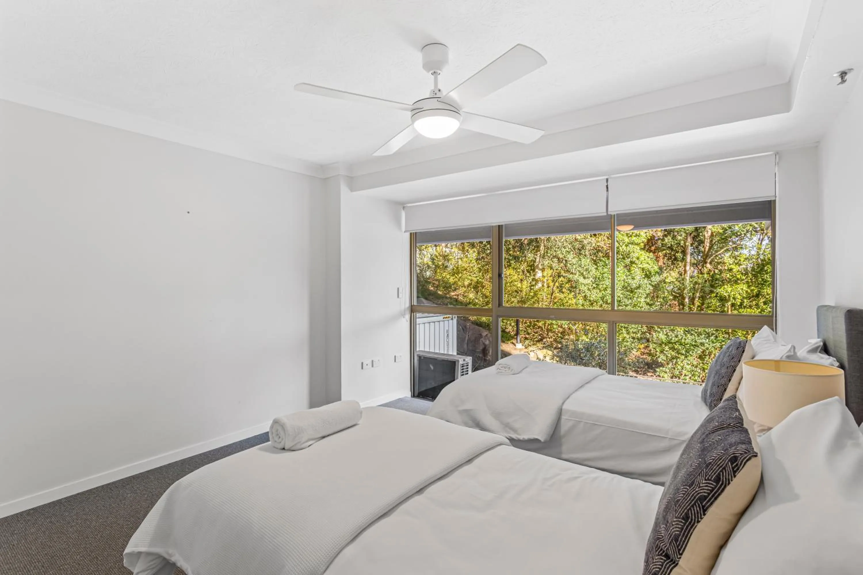 Bed in Gemini Court Holiday Apartments