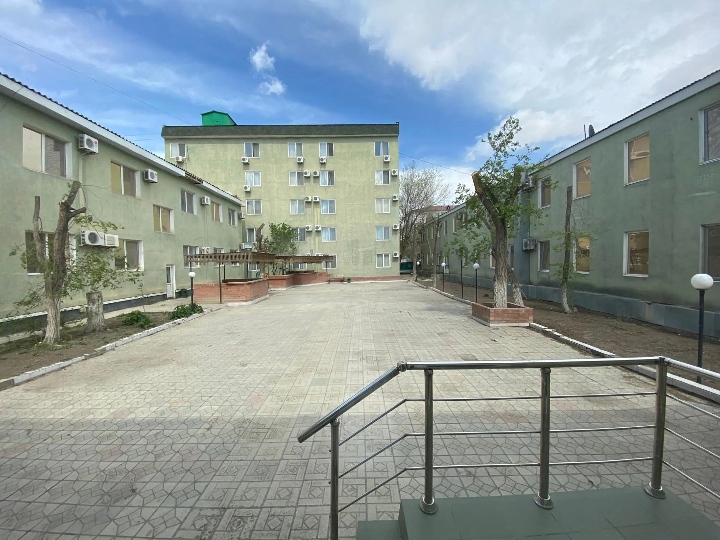 Property building in Green Hotel