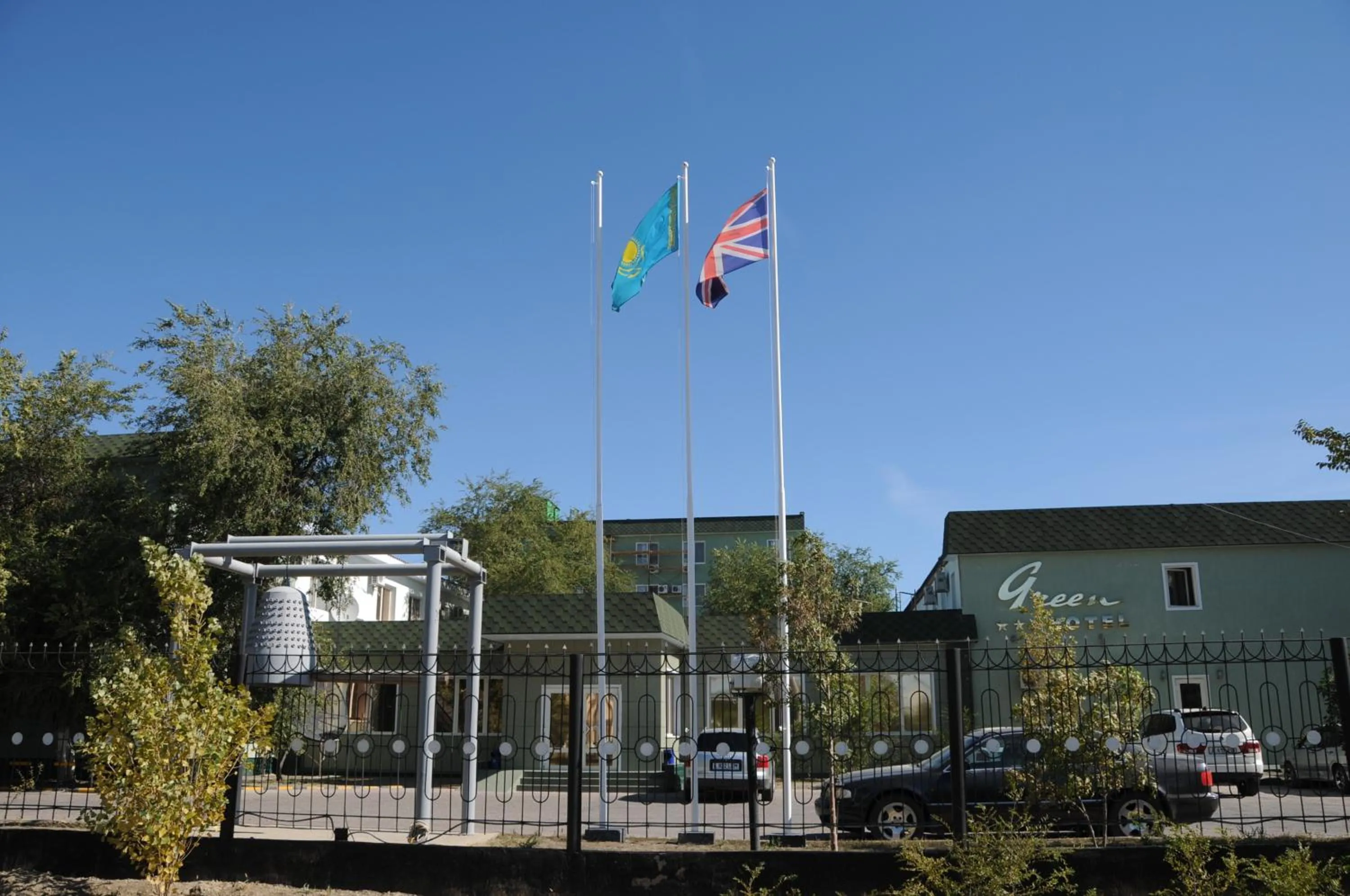 Property building in Green Hotel