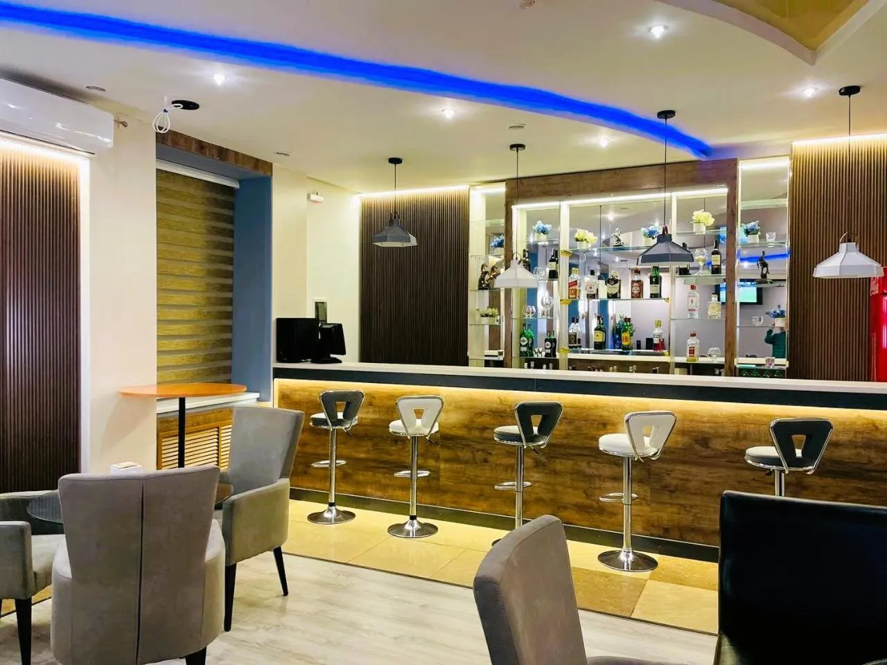 Lounge or bar in Tengri Hotel