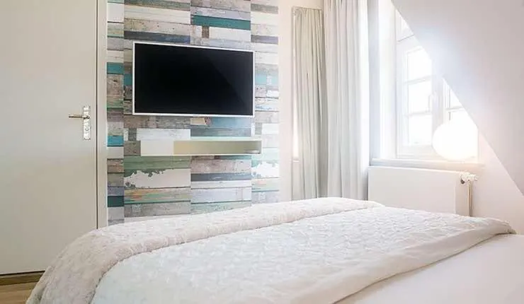 Bed in Designhotel Rosenbohm