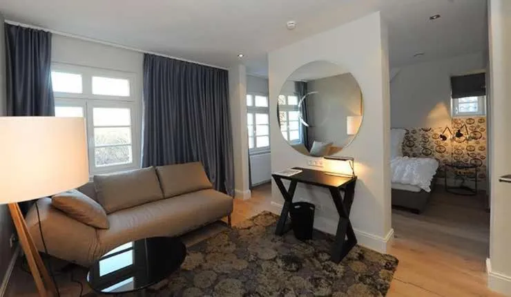 Bed in Designhotel Rosenbohm