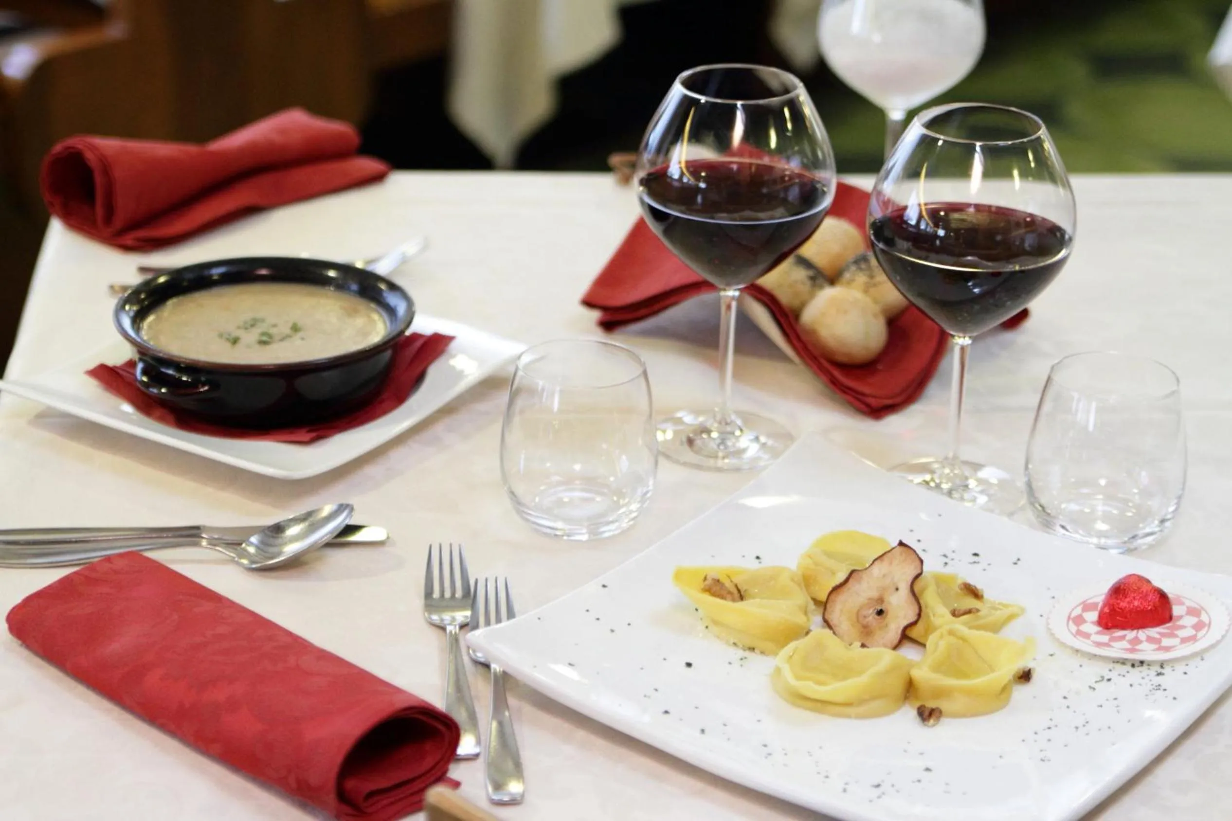 Food close-up in Hotel Stella Alpina