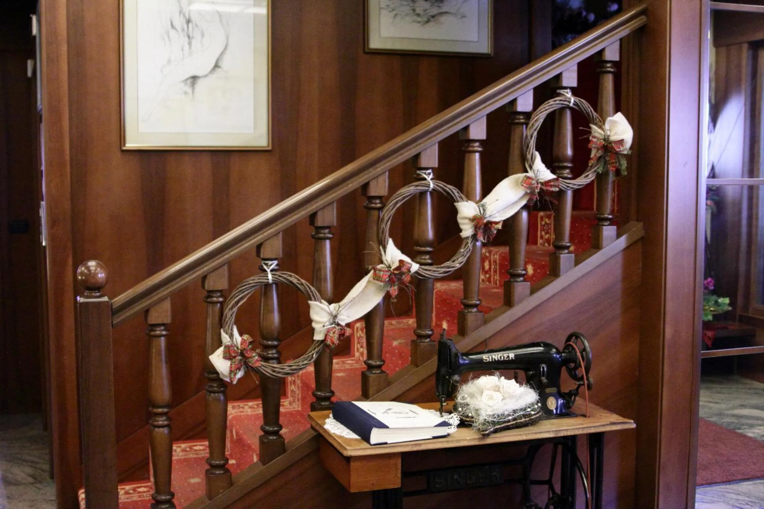 Decorative detail in Hotel Stella Alpina