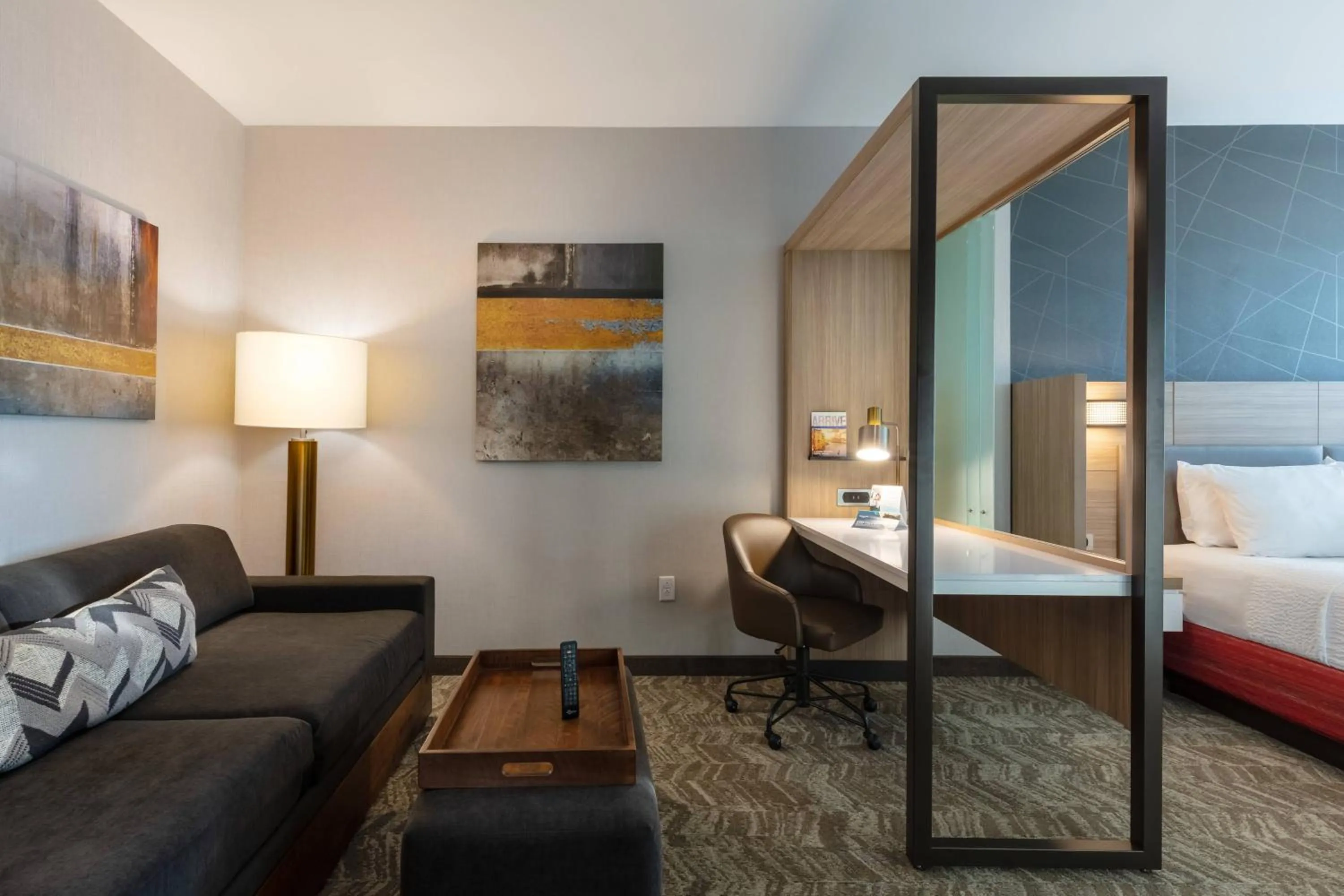 Living room, Bed in SpringHill Suites by Marriott Chattanooga South/Ringgold
