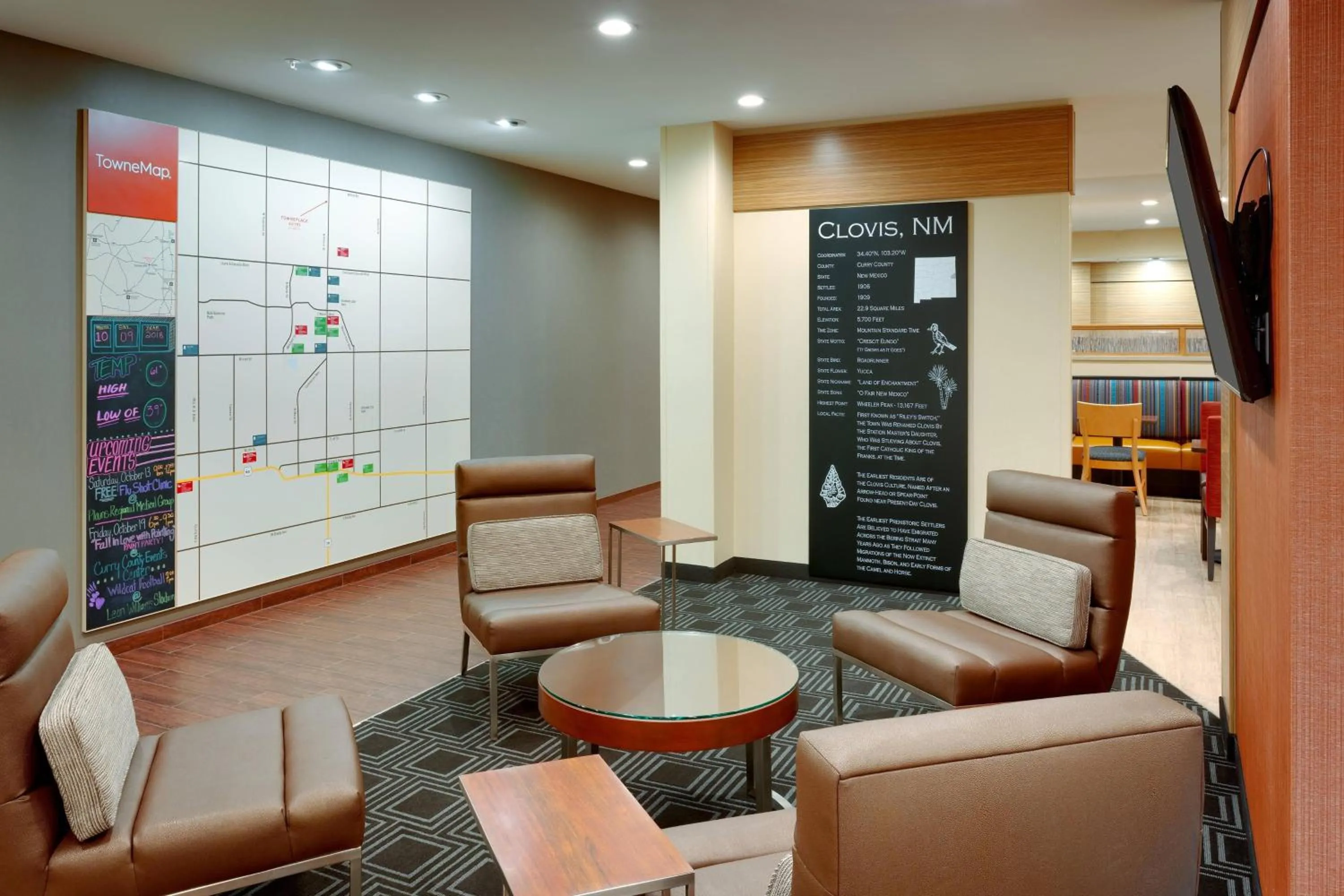 Lobby or reception in TownePlace Suites by Marriott Clovis