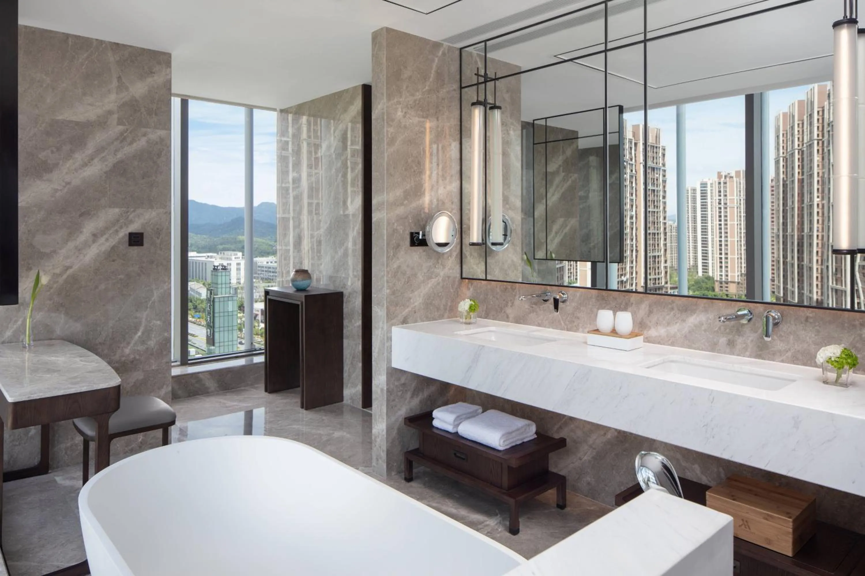 Bathroom in Hangzhou Marriott Hotel Lin'an
