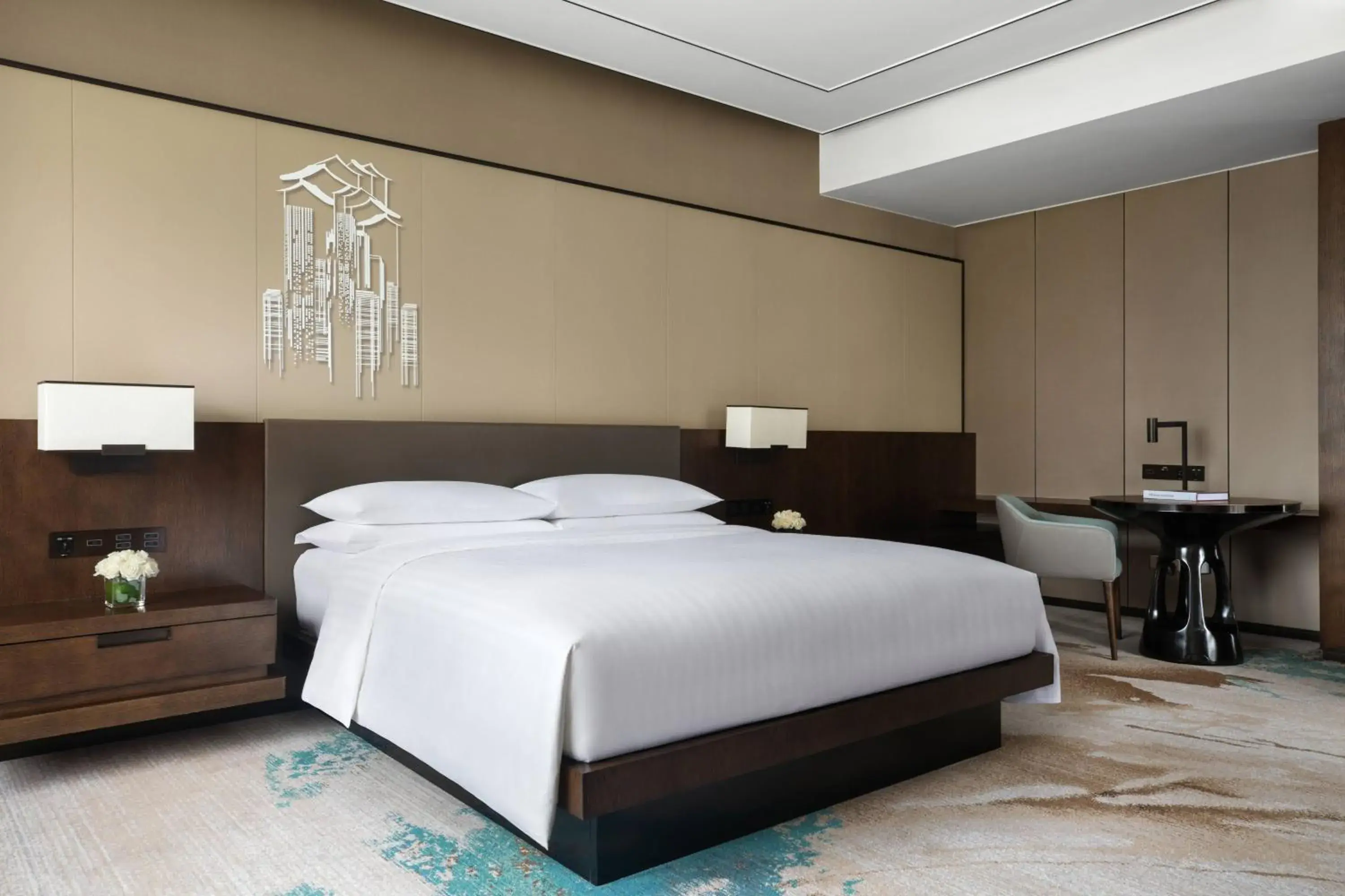 Executive Level Junior Suite with King Bed in Hangzhou Marriott Hotel Lin'an Executive Level Junior Suite with King Bed in Hangzhou Marriott Hotel Lin'an