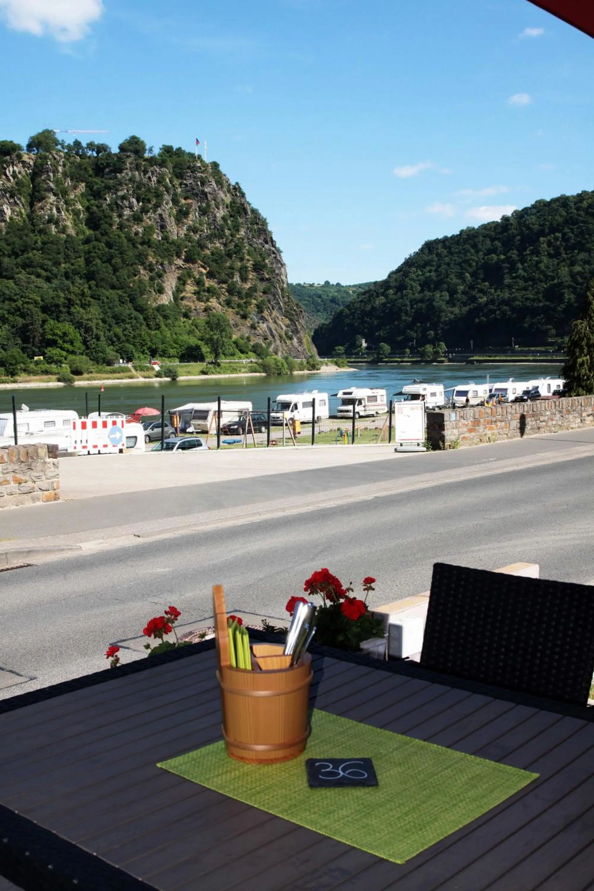 Balcony/Terrace in Winzerhaus Gärtner - An der Loreley