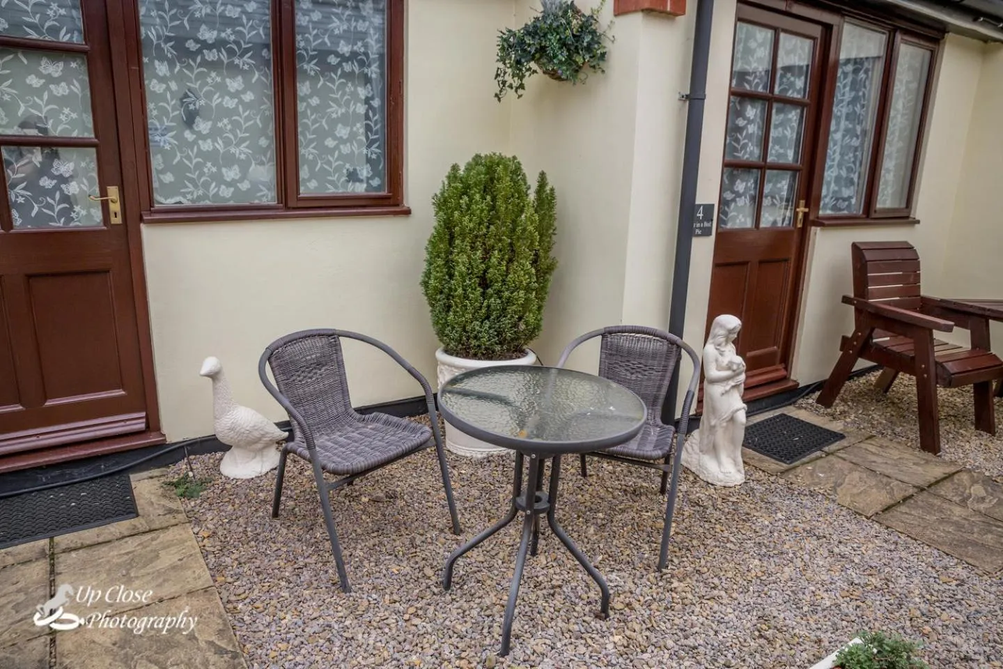 Patio in The Farmers Boy Inn Guest House
