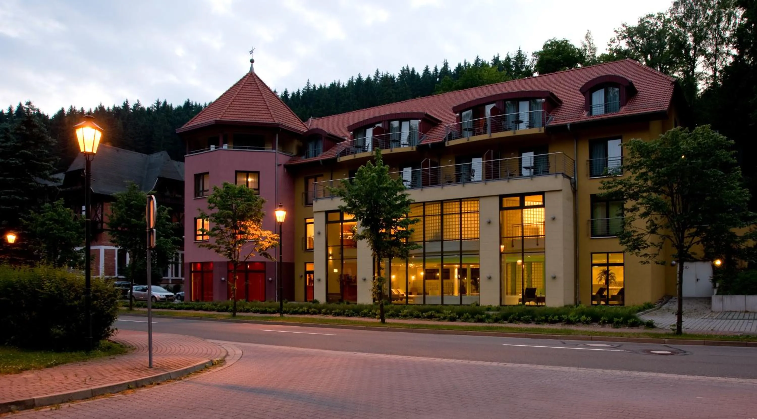 Property building in Hotel Habichtstein
