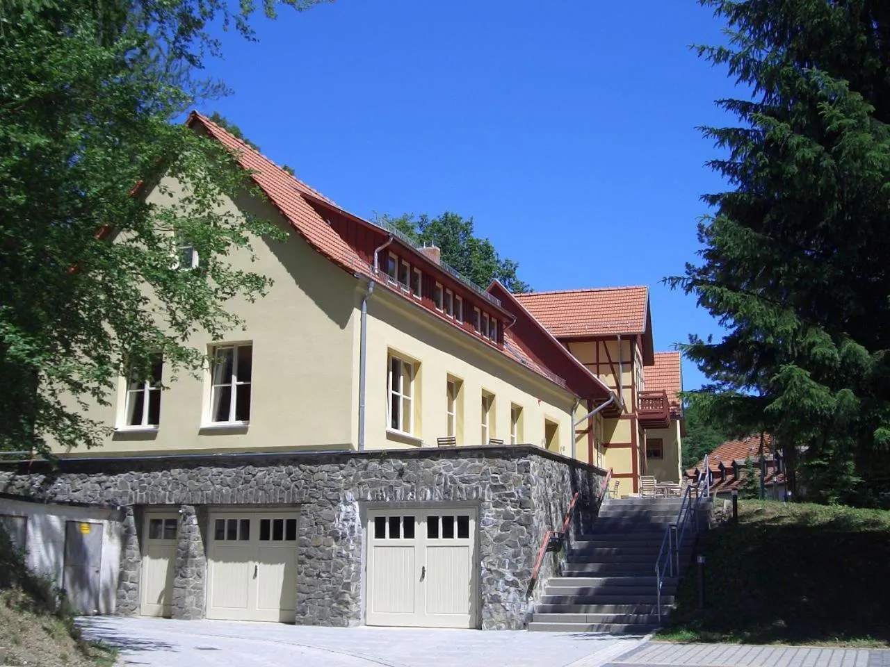 Property building in Hotel Habichtstein