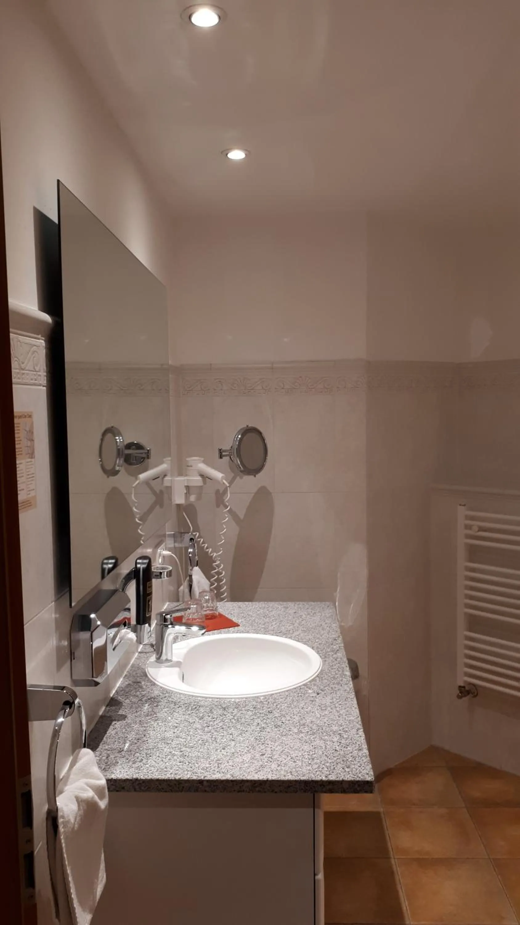 Bathroom in Hotel Habichtstein