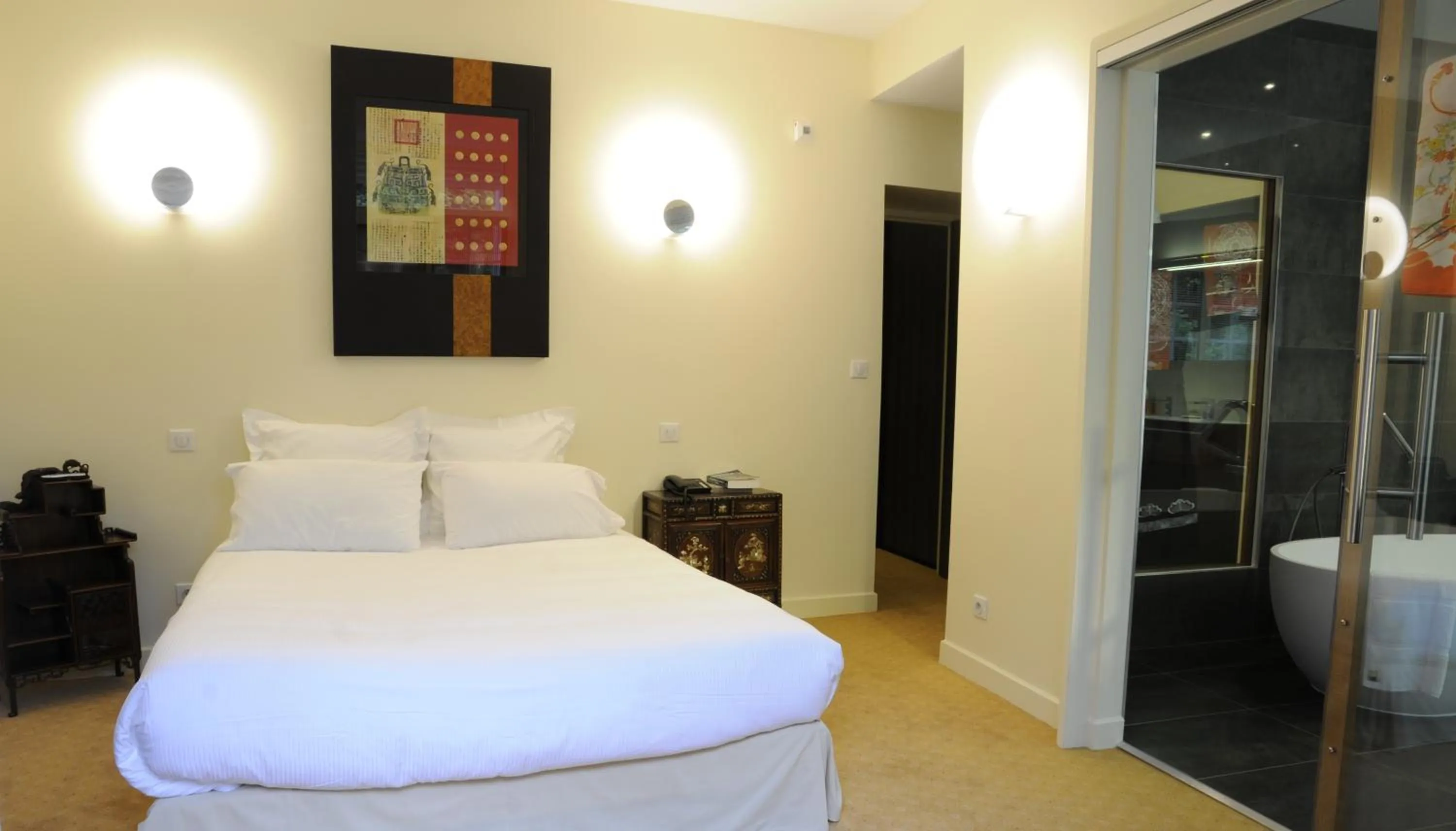 Bedroom, Bed in Demeures & Châteaux La Belle Meuniere