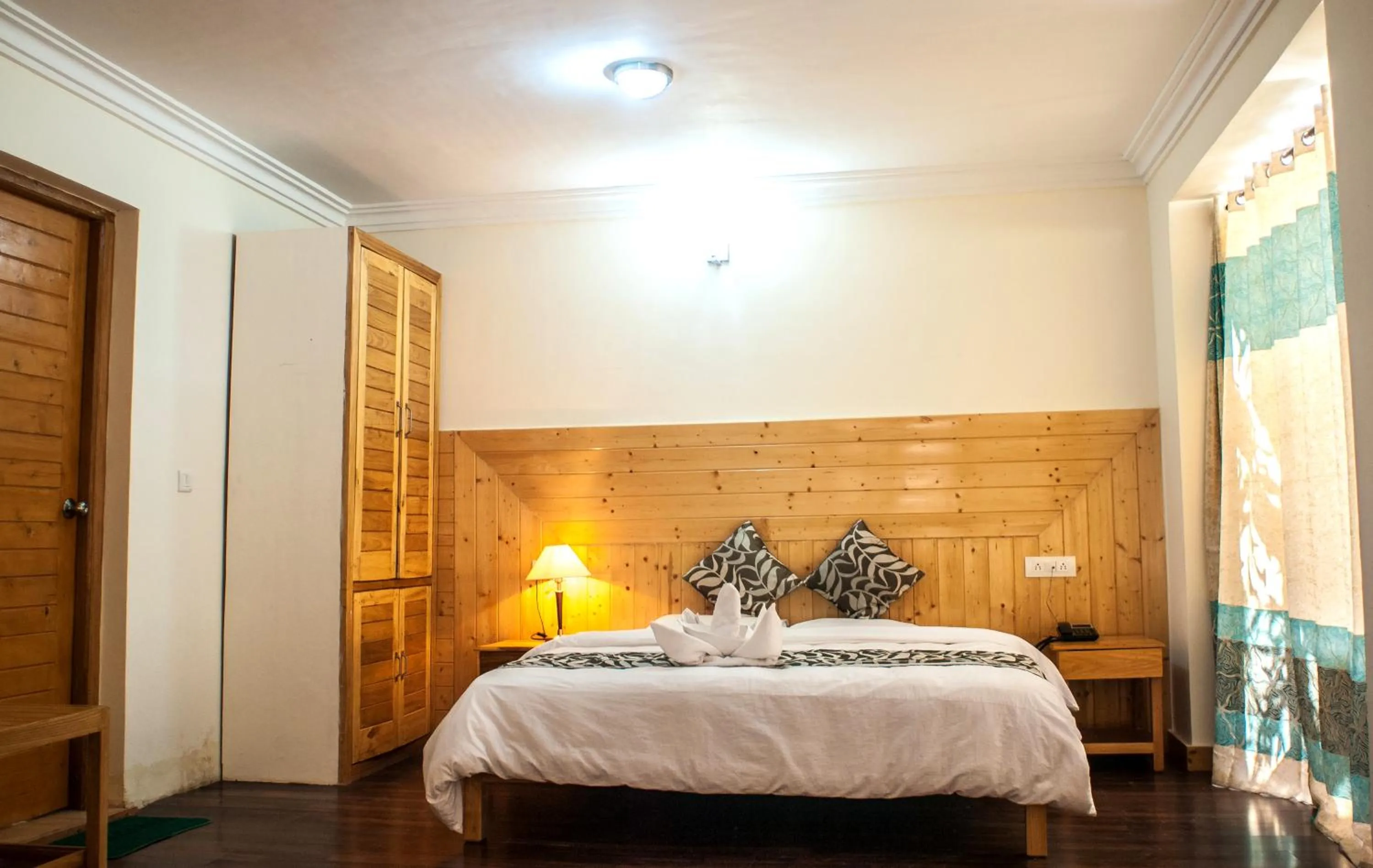 Bedroom, Bed in The Nature Residency - A Riverside Resort in Leh