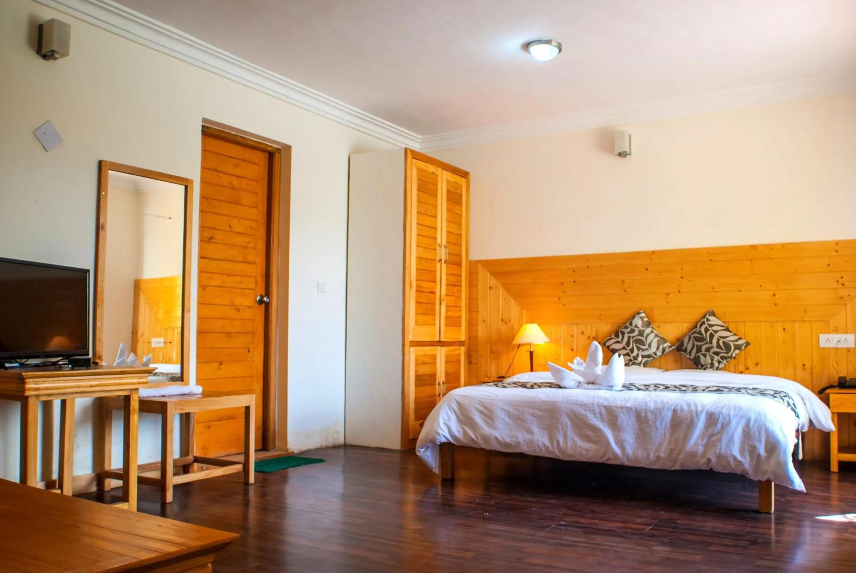 Bedroom, Bed in The Nature Residency - A Riverside Resort in Leh