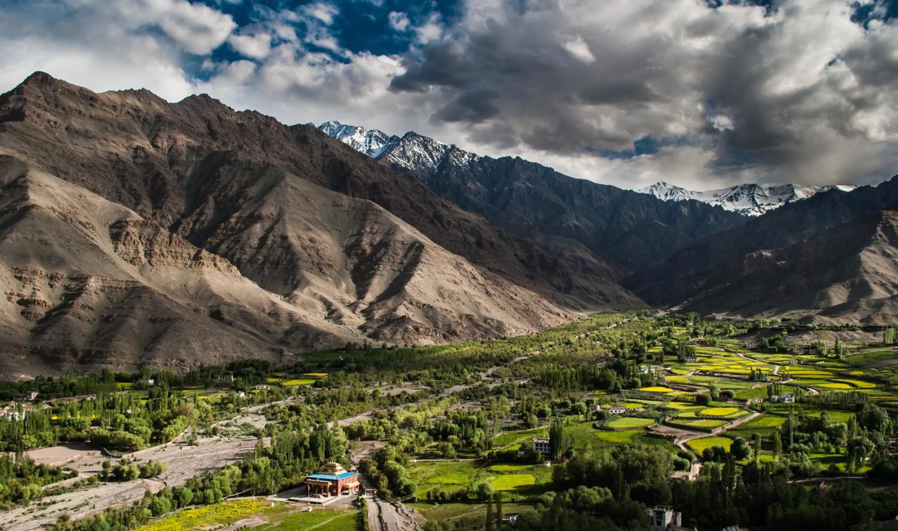 Mountain view in The Nature Residency - A Riverside Resort in Leh