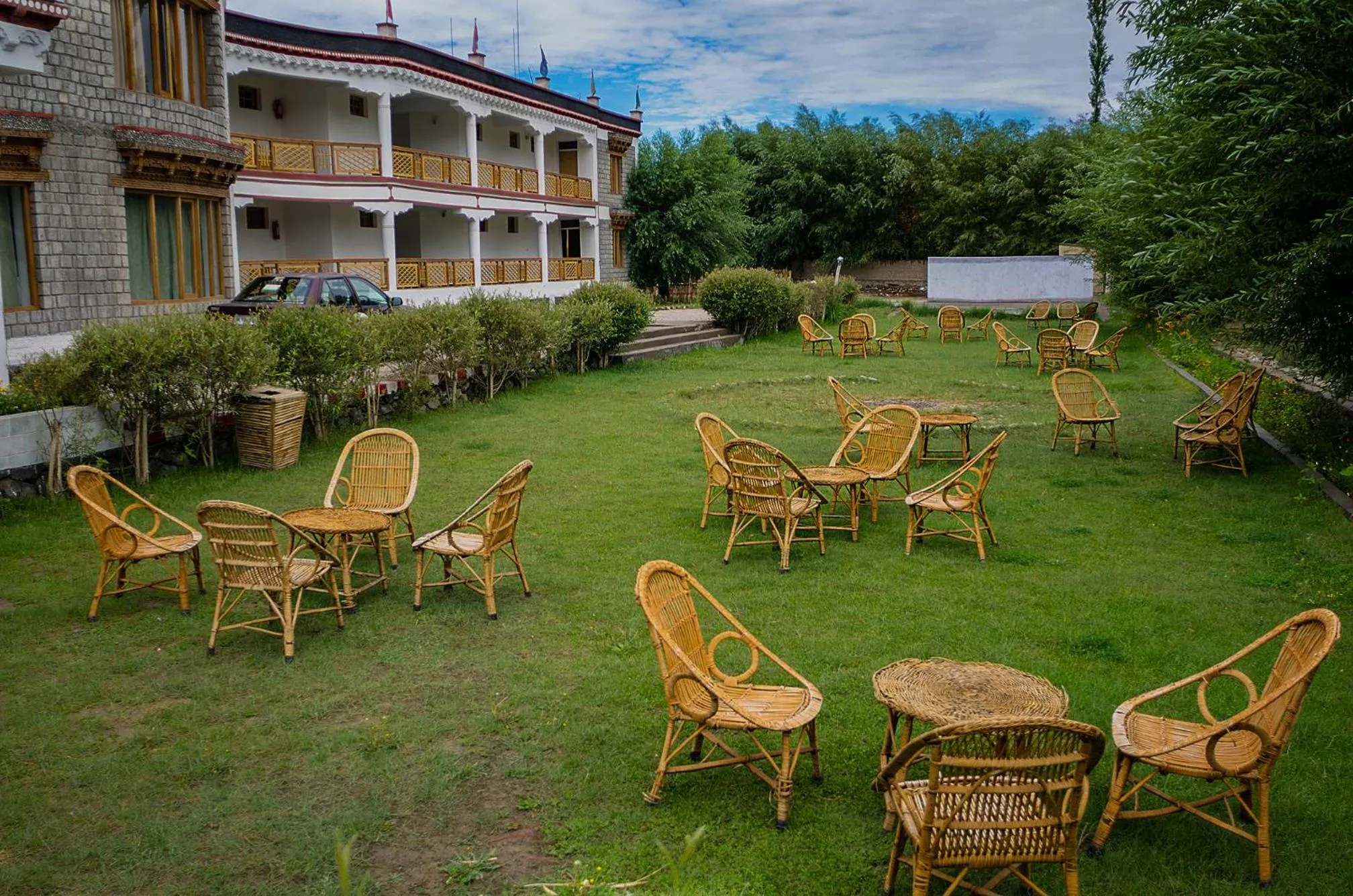 Garden in The Nature Residency - A Riverside Resort in Leh