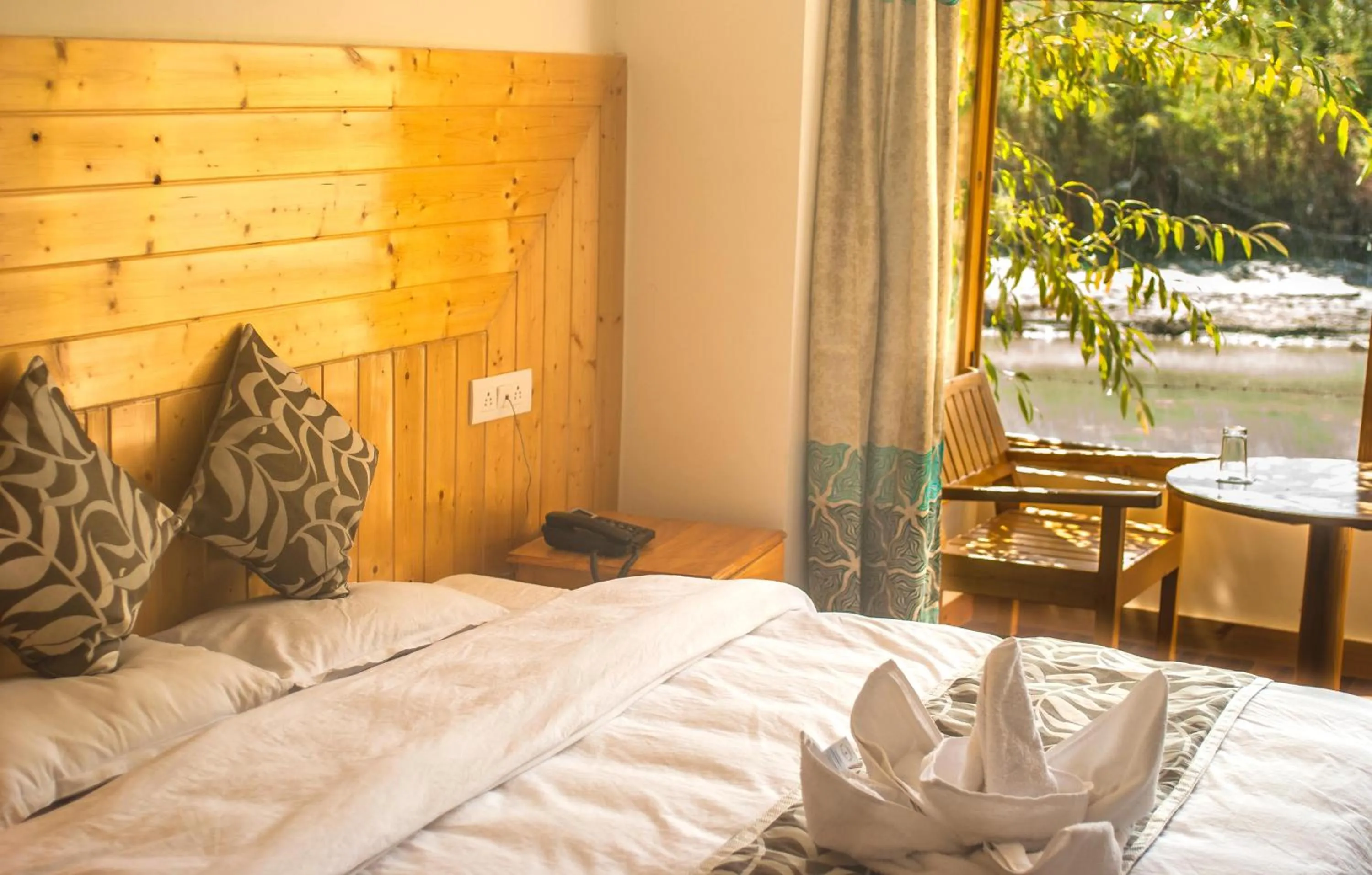 Bed in The Nature Residency - A Riverside Resort in Leh
