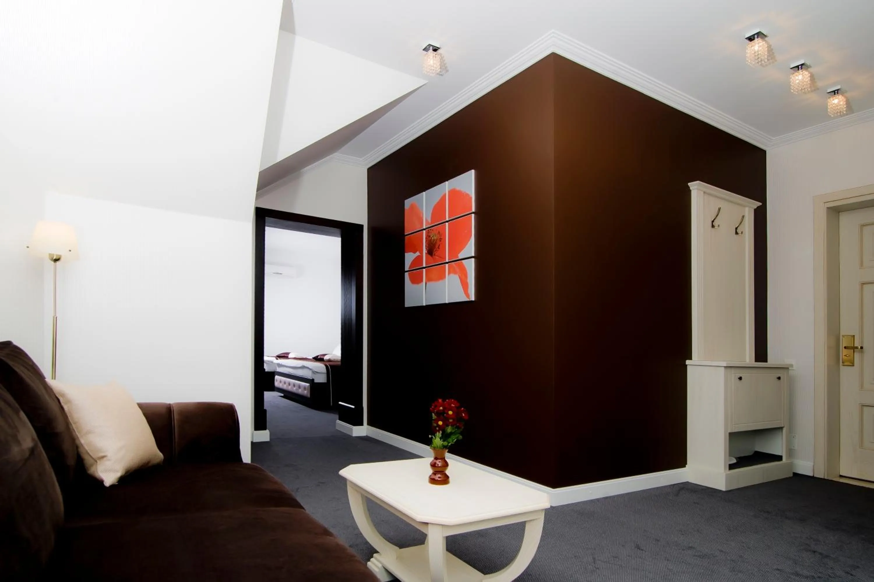 Decorative detail in Villa Rossa Hotel